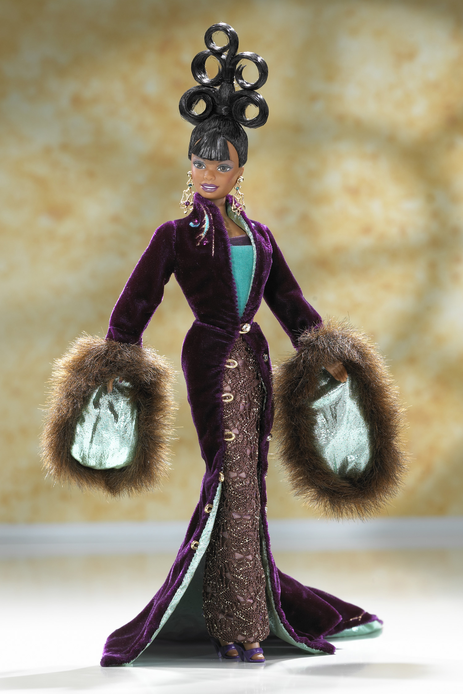 The Byron Lars Plum Royale Barbie Doll released in 1999.