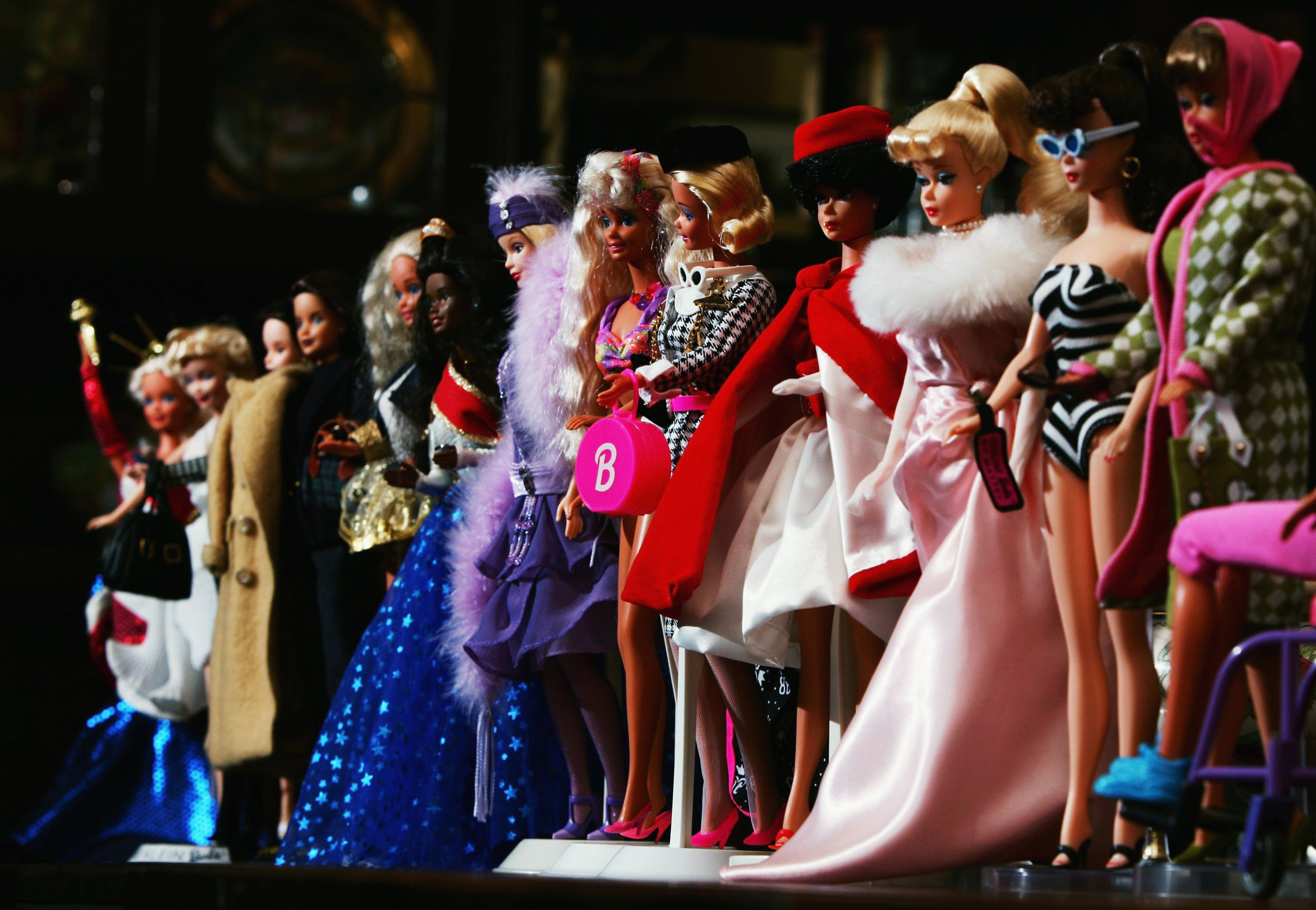Barbie dolls at Leuralla NSW toy and railway museum in Sydney, Australia on May 18, 2007. (Ian Waldie—Getty Images)