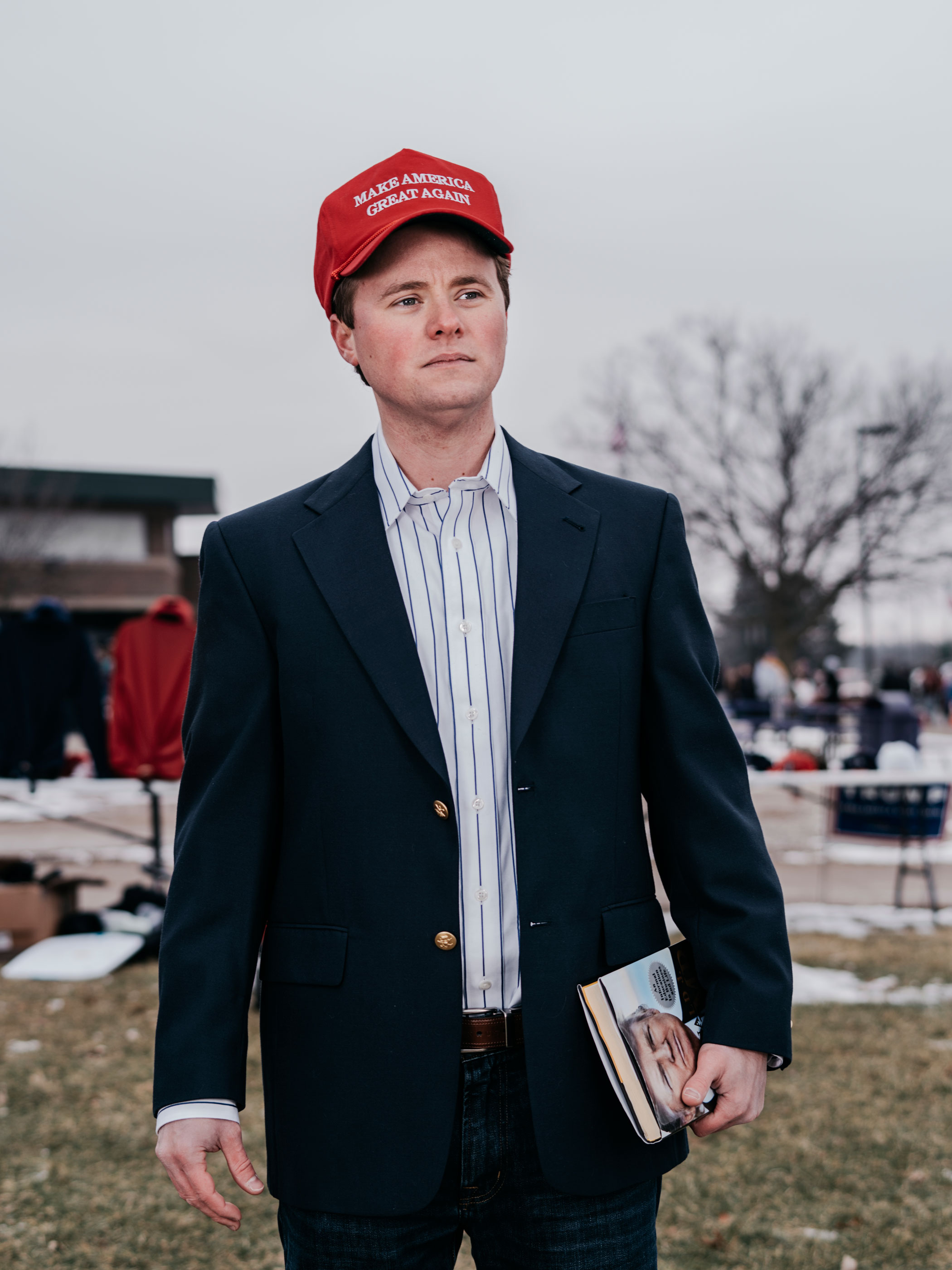 Nick McNamara, 31, Donald Trump
                              I’m a college graduate. That’s an investment I made to make a good future for myself. But the playing field I’m in right now feels like, ‘What am I supposed to do?’ We’re becoming weakened in the face of the world. We’re not the global superpower that we used to be.