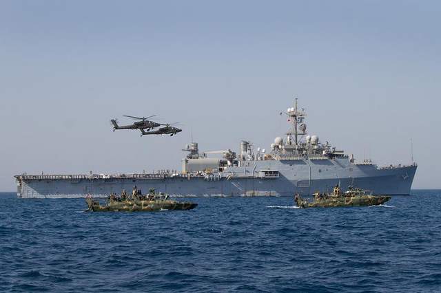 Iran seized a pair of riverine boats, like these shown in the Persian Gulf, and their 10 sailors on Jan. 12, 2016. They were released the next day. (Mark Scovill—Army)