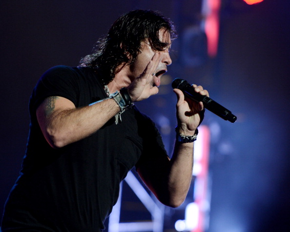 Singer Scott Stapp of Creed performs at the Wiltern Theatre on May 15, 2012 in Los Angeles, California.
