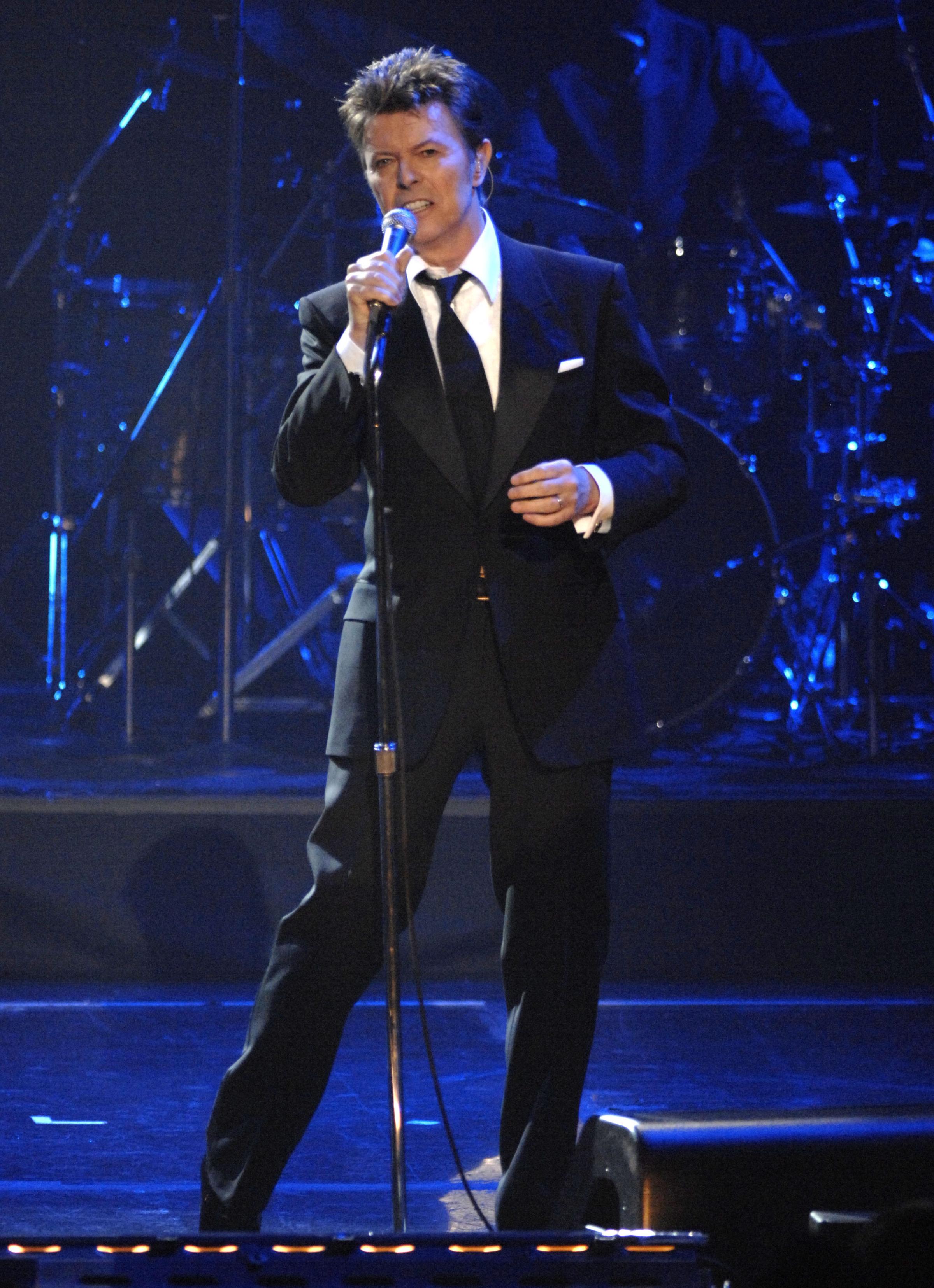 David Bowie during his last live performance on Nov. 09, 2006 in New York City.