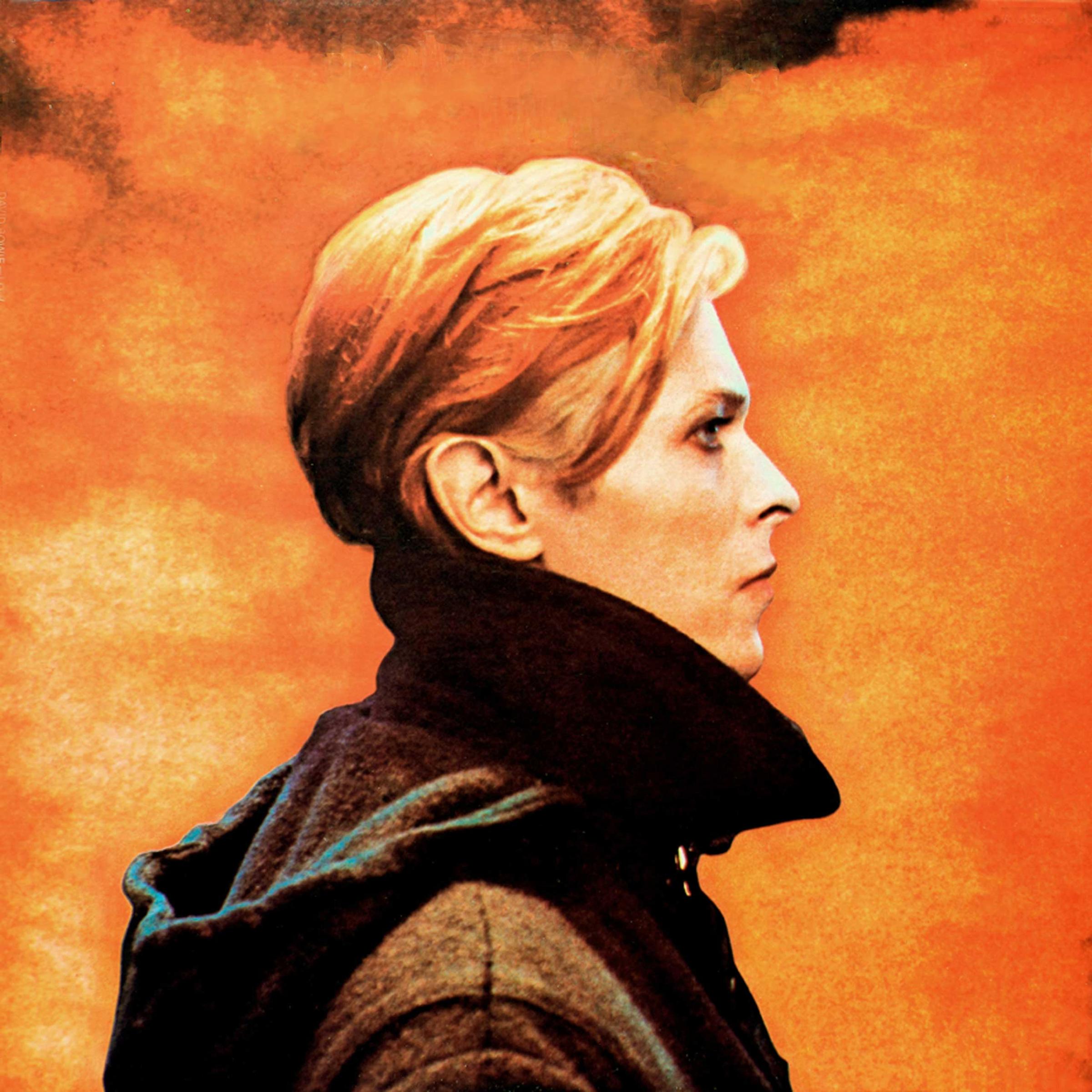 David Bowie , 1975, while making the film “The Man Who Fell to Earth (1976). The picture is the album cover for LOW (1977).credit: Steve Schapiro—Corbis