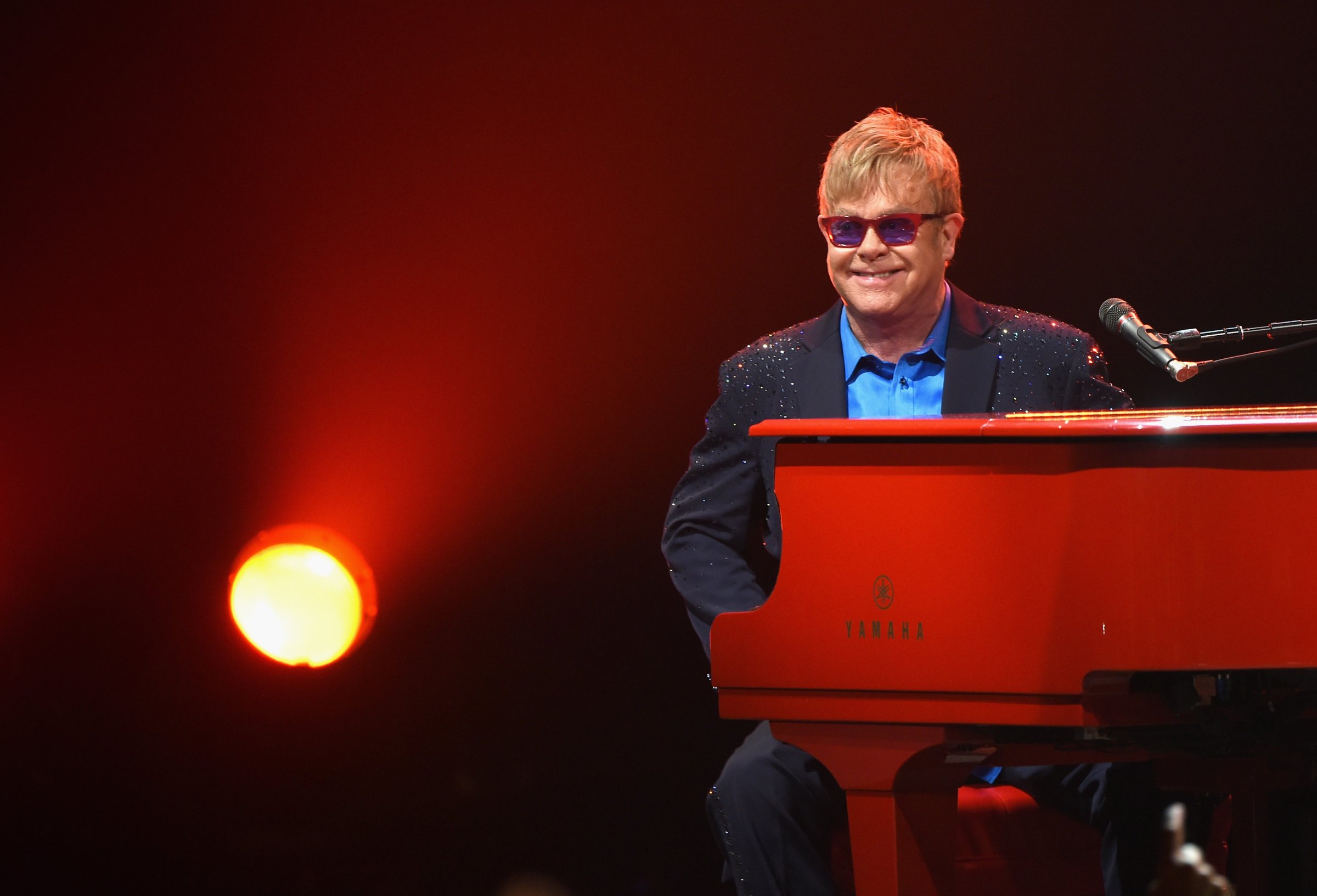 Elton John performed songs from his new album Wonderful Crazy Night as well as classic hits, on Jan. 13, 2016 at the Wiltern in Los Angeles.