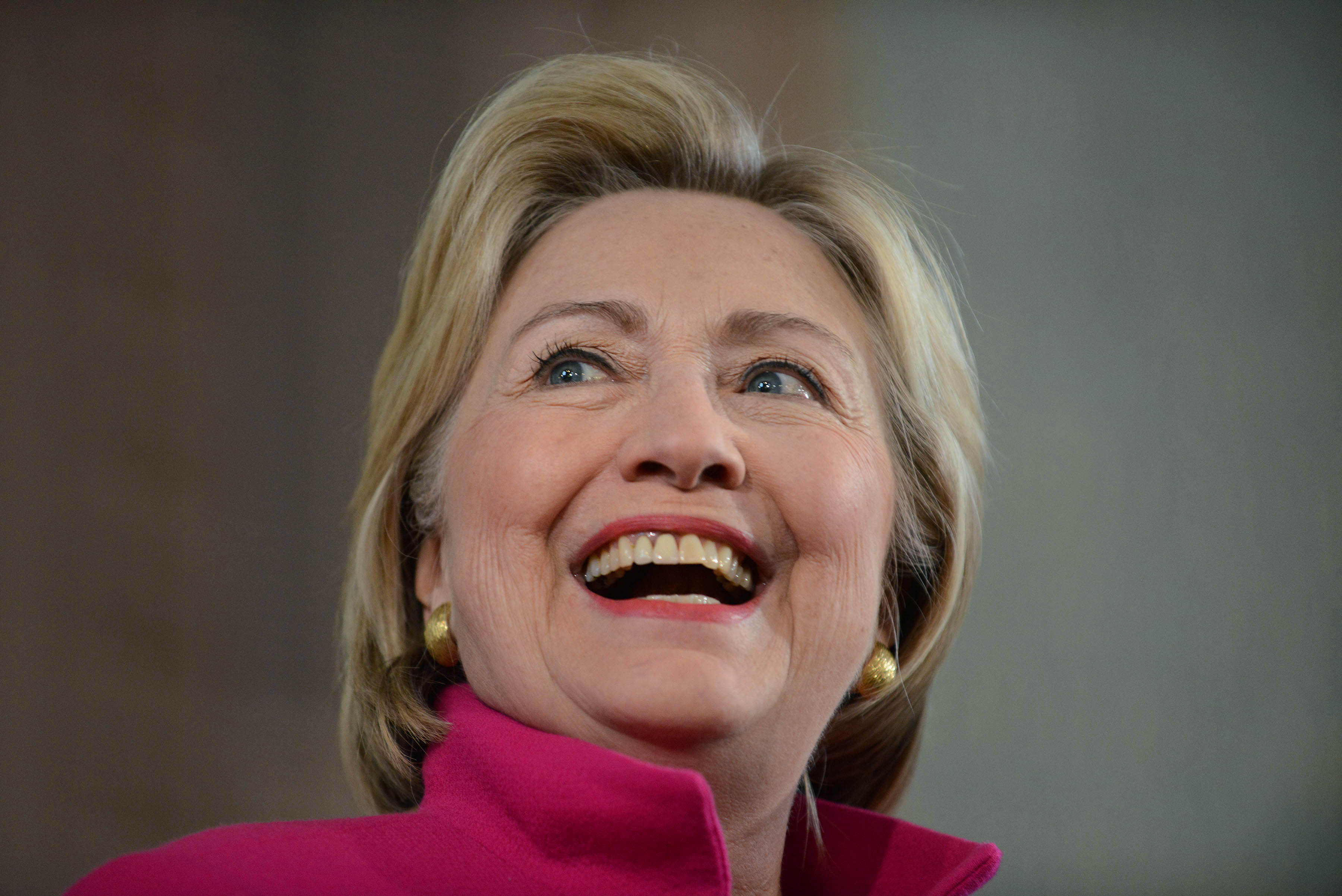 Hillary Clinton Holds Last Campaign Event Of 2015 In New Hampshire