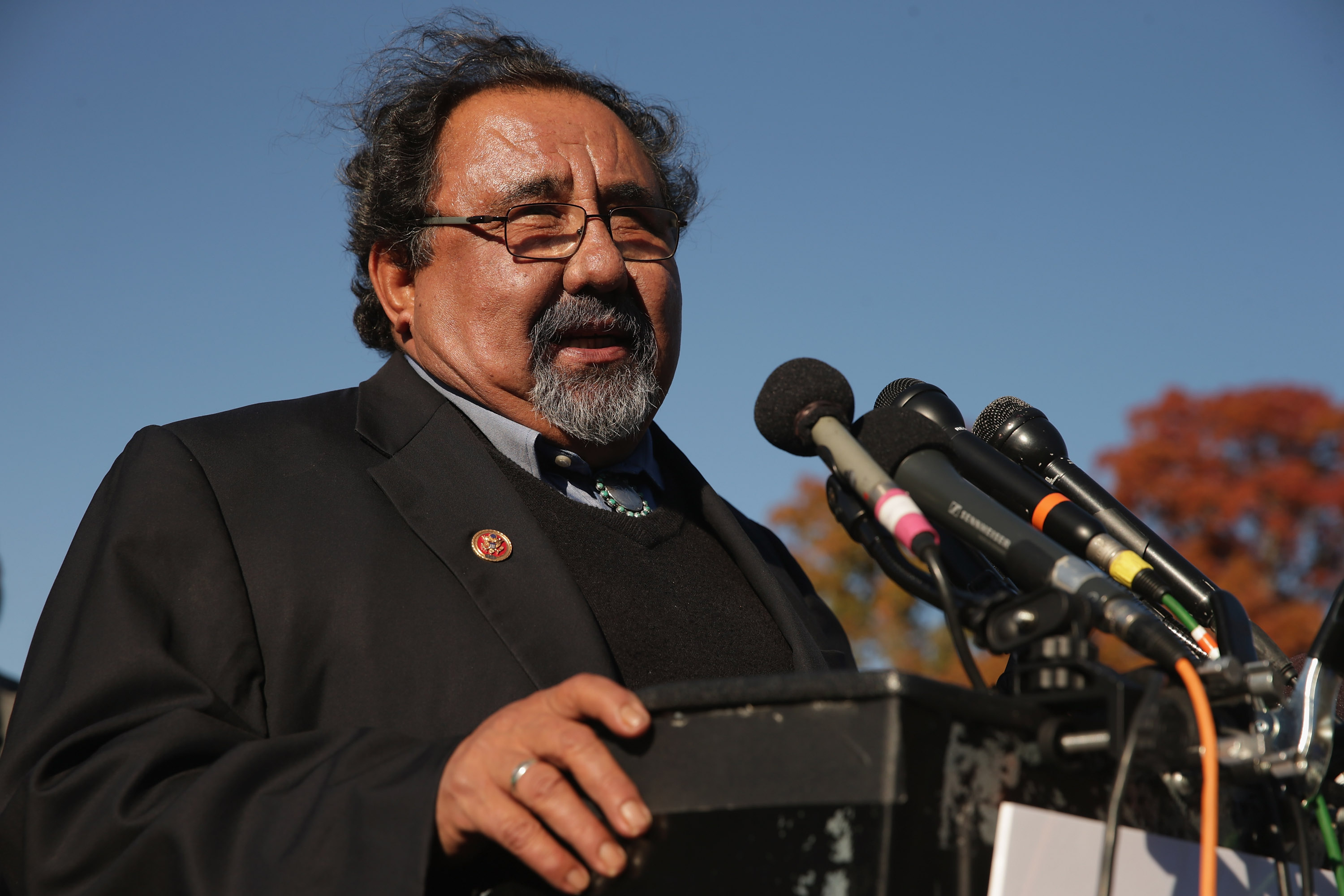 Rep. Raul Grijalva (D-AZ) at the U.S. Capitol in Washington, D.C., on Nov. 12, 2014. (Chip Somodevilla—Getty Images)