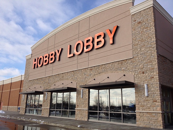 Hobby lobby storefront (Holly Hildreth—Moment Editorial/Getty Images)