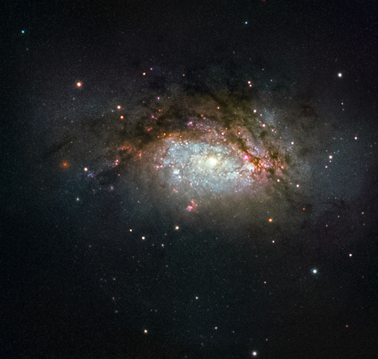 A galactic mega-merger