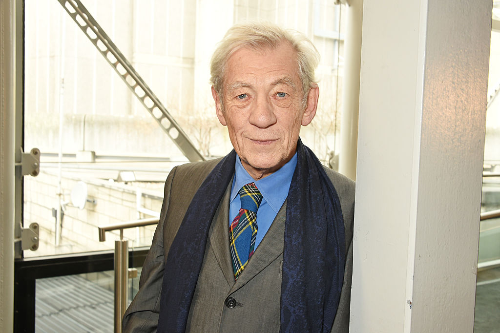 Sir Ian McKellen attends the launch of "BFI Presents Shakespeare On Film" at BFI Southbank on Jan. 25, 2016 in London, England.