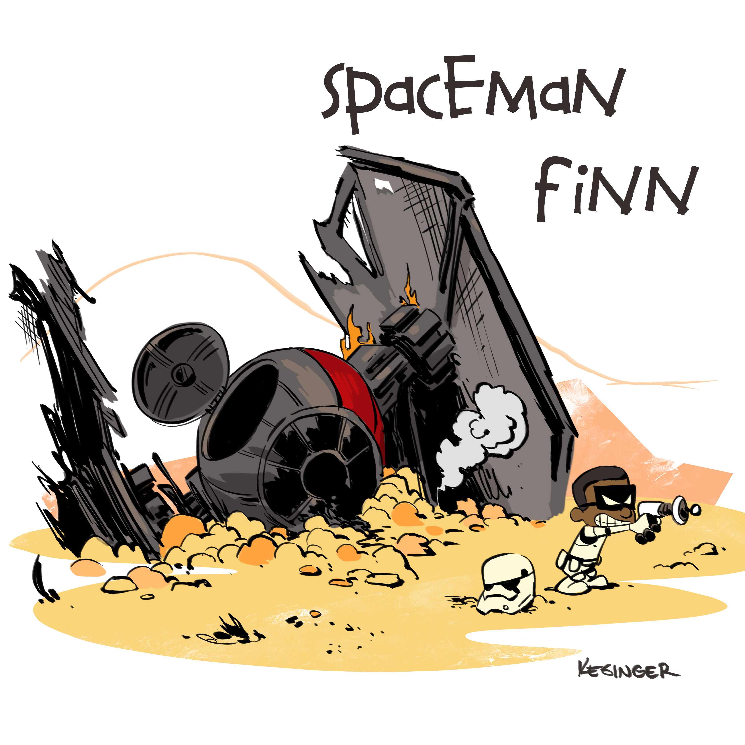 Star Wars: See Characters Drawn in Calvin and Hobbes Style | Time