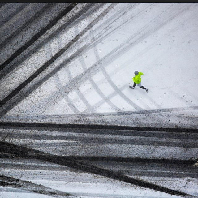 Joel Holland posted this photo from Arlington, Va., on Jan. 24, 2016 saying  Can't stop, won't stop. #blizzard2016 #blizzardjonas #thewinterawakens #snowzilla #snowpocalypse #running #washingtondc #arlingtonva .