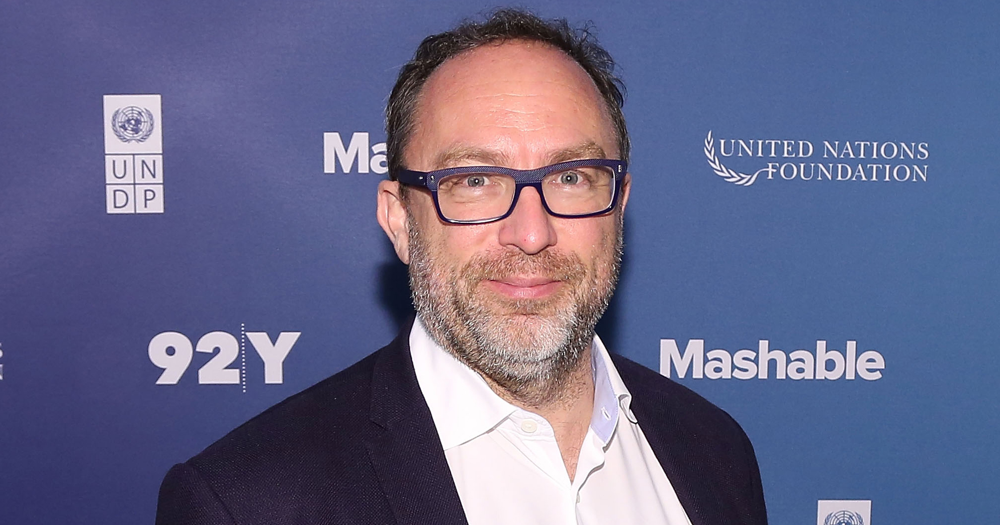 Wikipedia founder Jimmy Wales is seen on Sept. 27, 2015 in New York City.