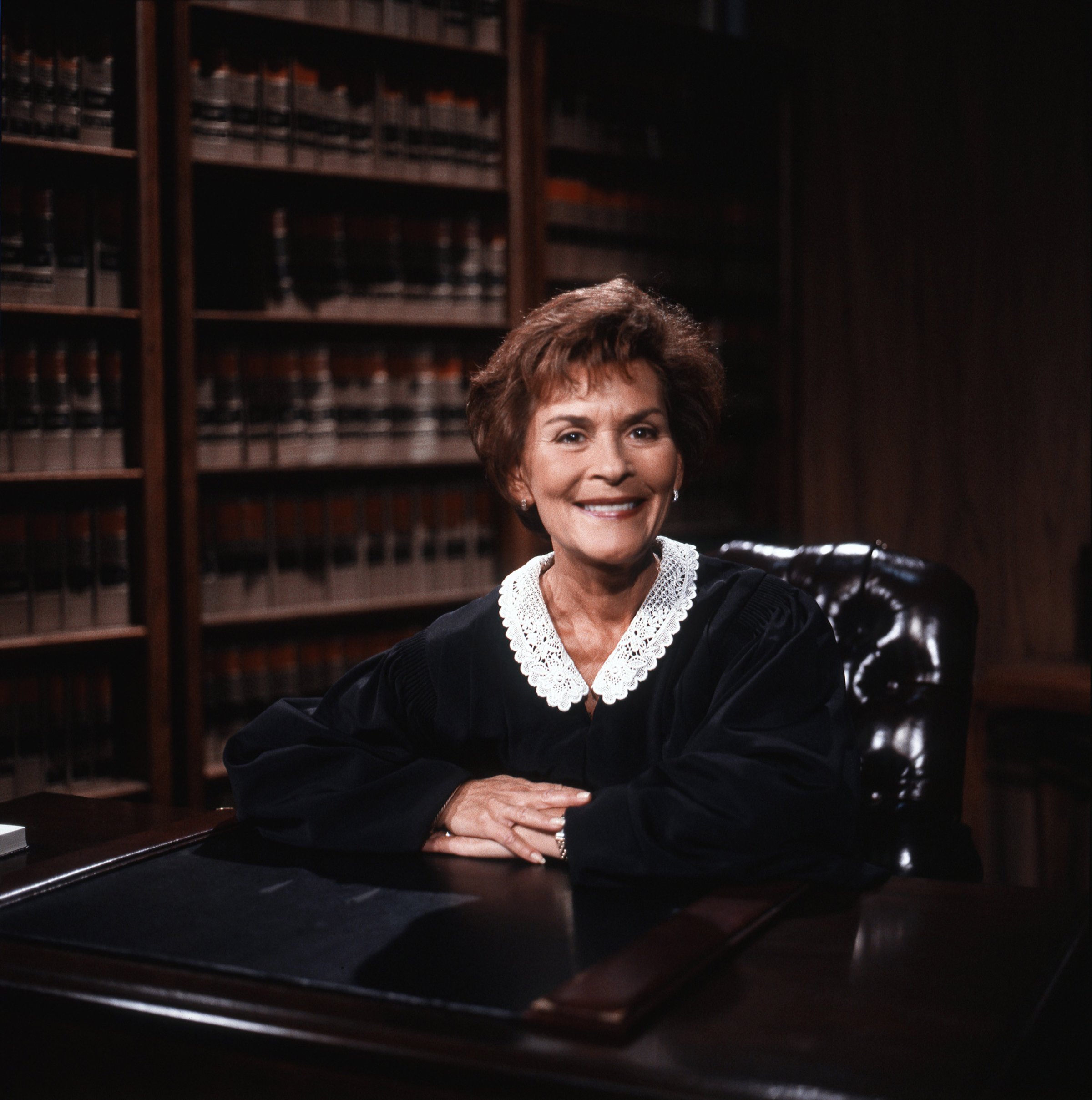 LOS ANGELES - FEBRUARY 14: Judge Judy, Judith Sheindlin poses for a portrait on February 14. 1997 in Los Angeles, California. (Photo by Donaldson Collection/Michael Ochs Archives/Getty Images)