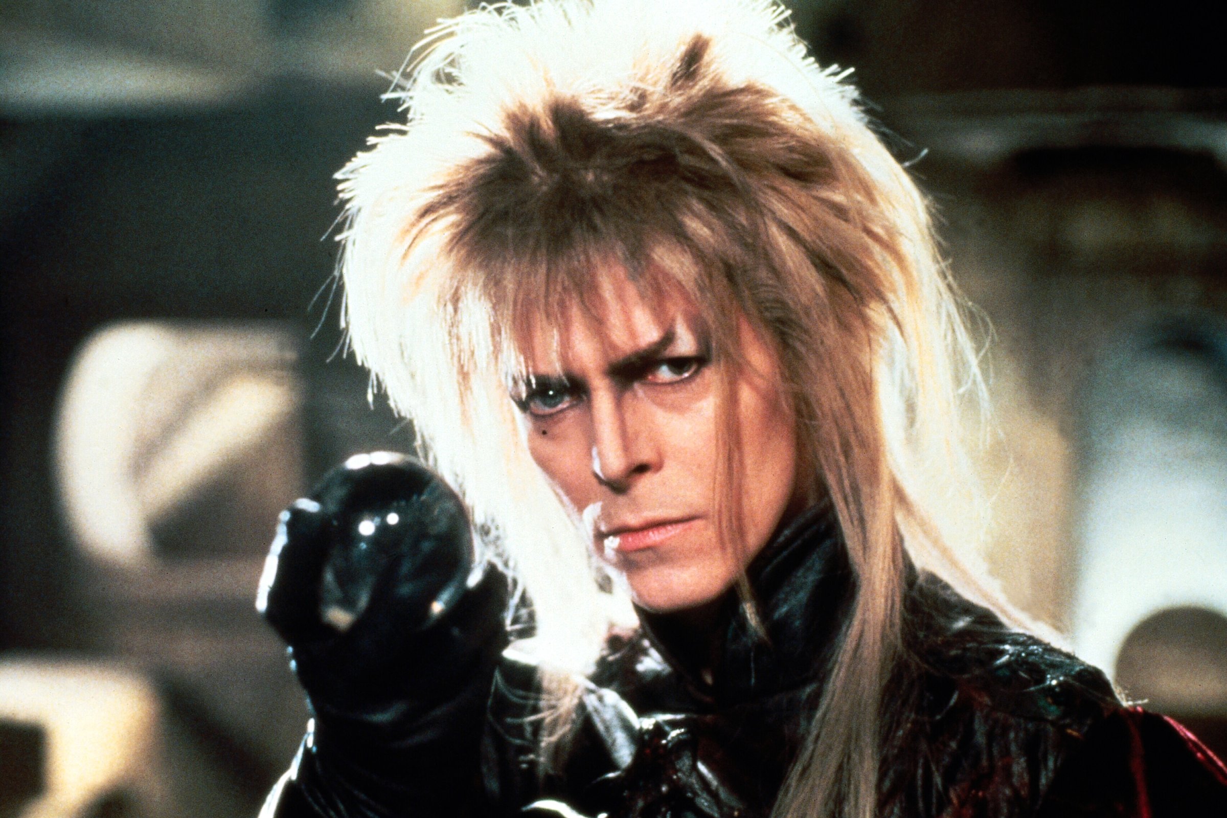 David Bowie as Jareth, the Goblin King in Labyrinth in 1986.