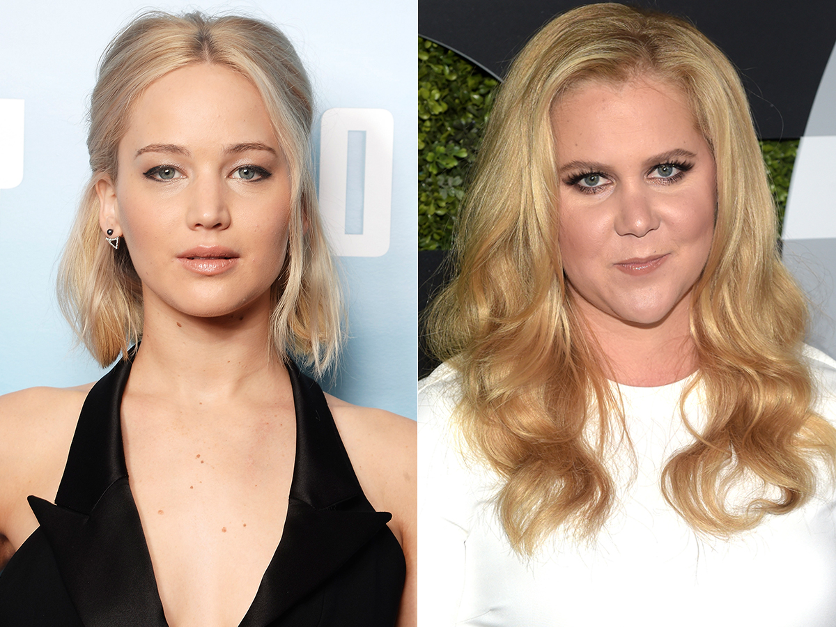 From left: Jennifer Lawrence and Amy Schumer.
