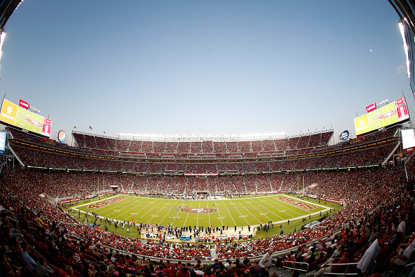 Levi's Stadium in Santa Clara, Calif., where Super Bowl 50 will take place on Feb. 7, 2016. (Ezra Shaw/Getty Images)
