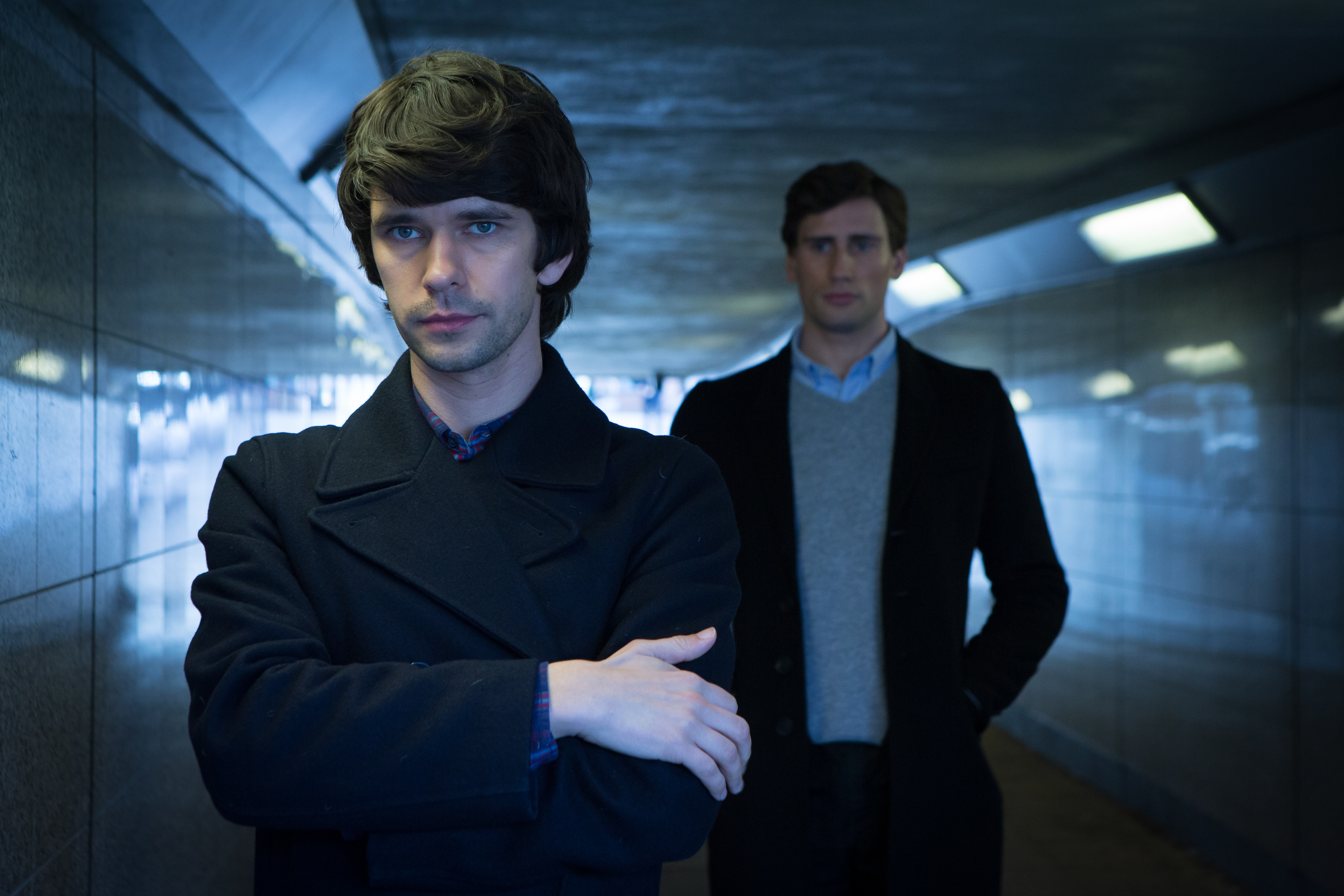 Ben Whishaw and Edward Holcroft in <i>London Spy</i>. (Ed Miller—WTTV Limited/BBC)