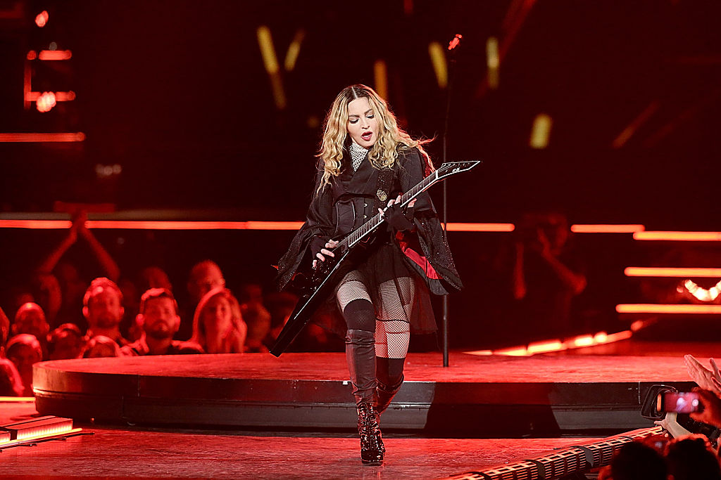 Madonna performs on Jan. 10, 2016 in San Antonio, Texas. (Gary Miller—Getty Images)