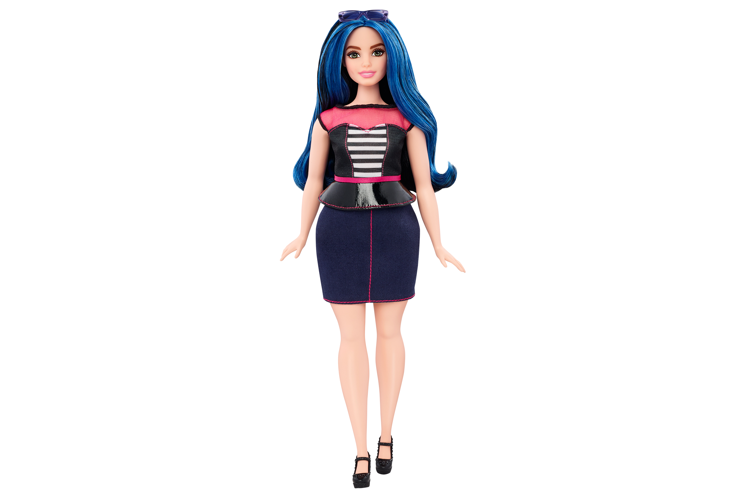 One of Mattel's new Curvy Barbies
