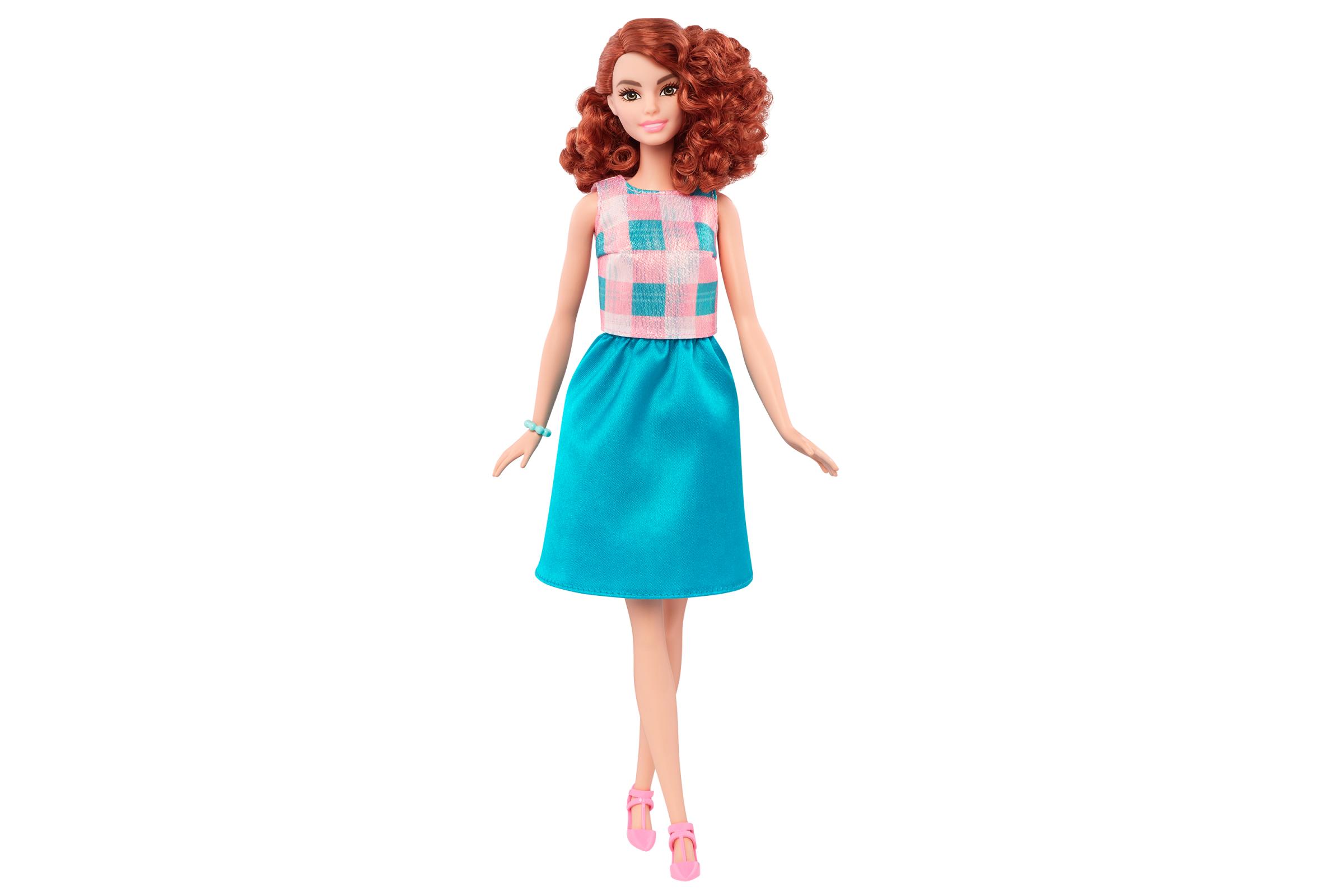 One of Mattel's new Tall Barbies
