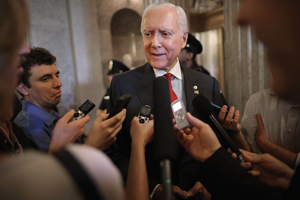 Utah Sen. Orrin Hatch has been named the “designated survivor” during Tuesday night’s State of the Union address. (Chip Somodevilla-Getty Images)
