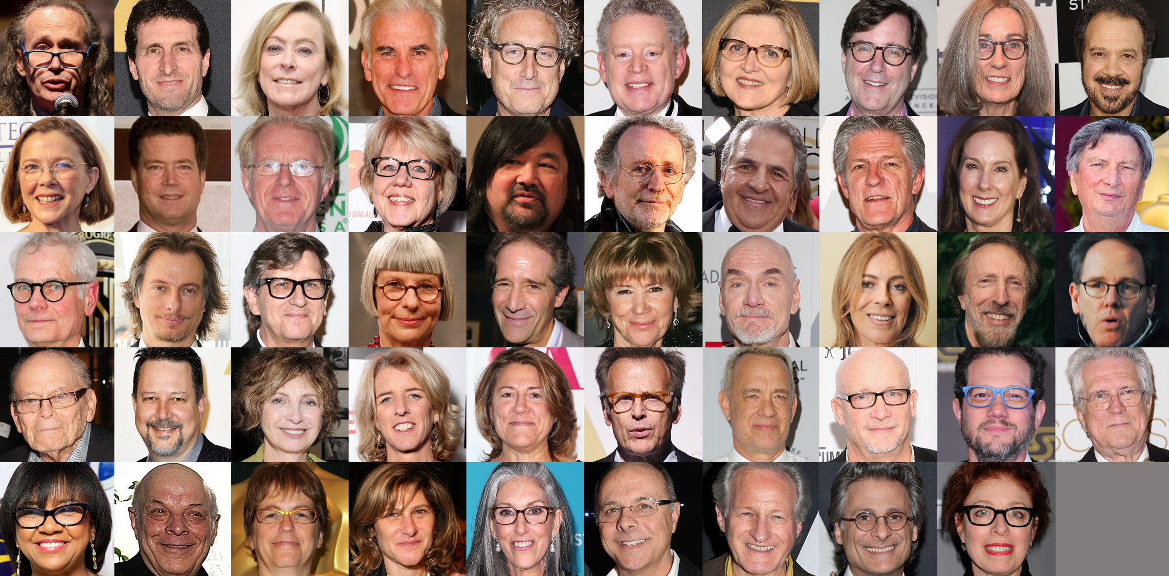 The Academy of Motion Pictures Arts and Sciences Board of Governors is seen here, with the exception of Daniel R. Fellman and Bob Rogers, for whom photos could not be found. (Getty Images; Illustration by Kenneth Bachor for TIME)