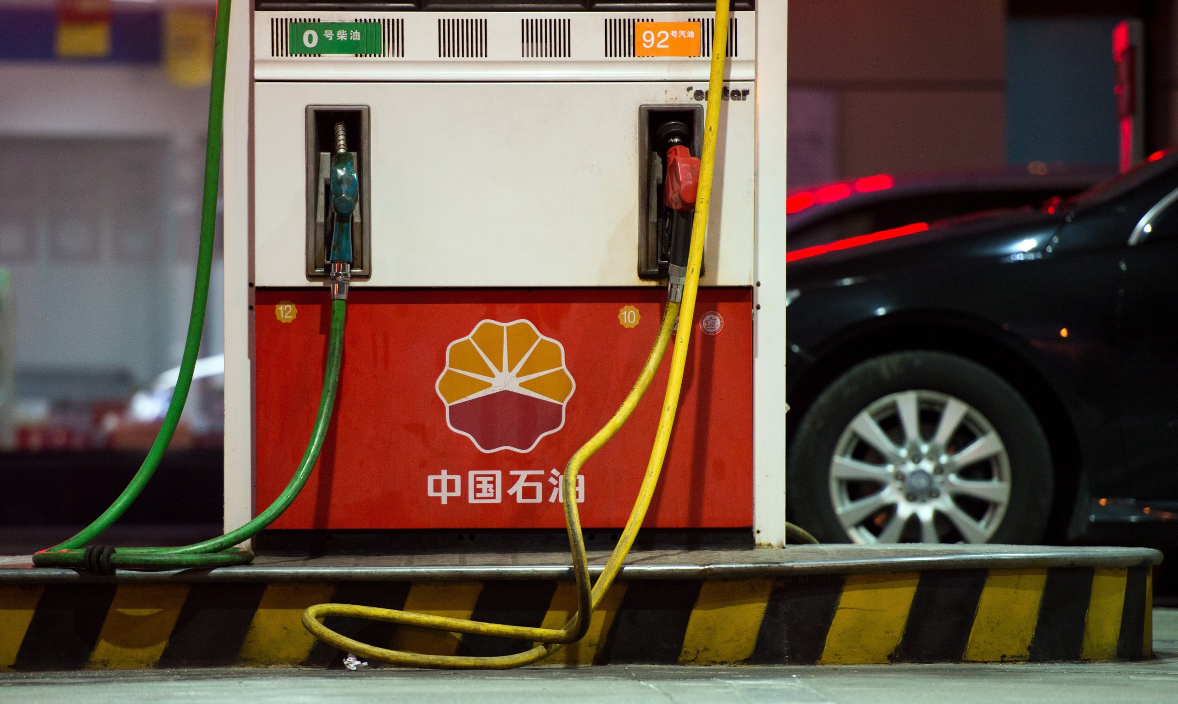 A PetroChina petrol station in Shanghai.