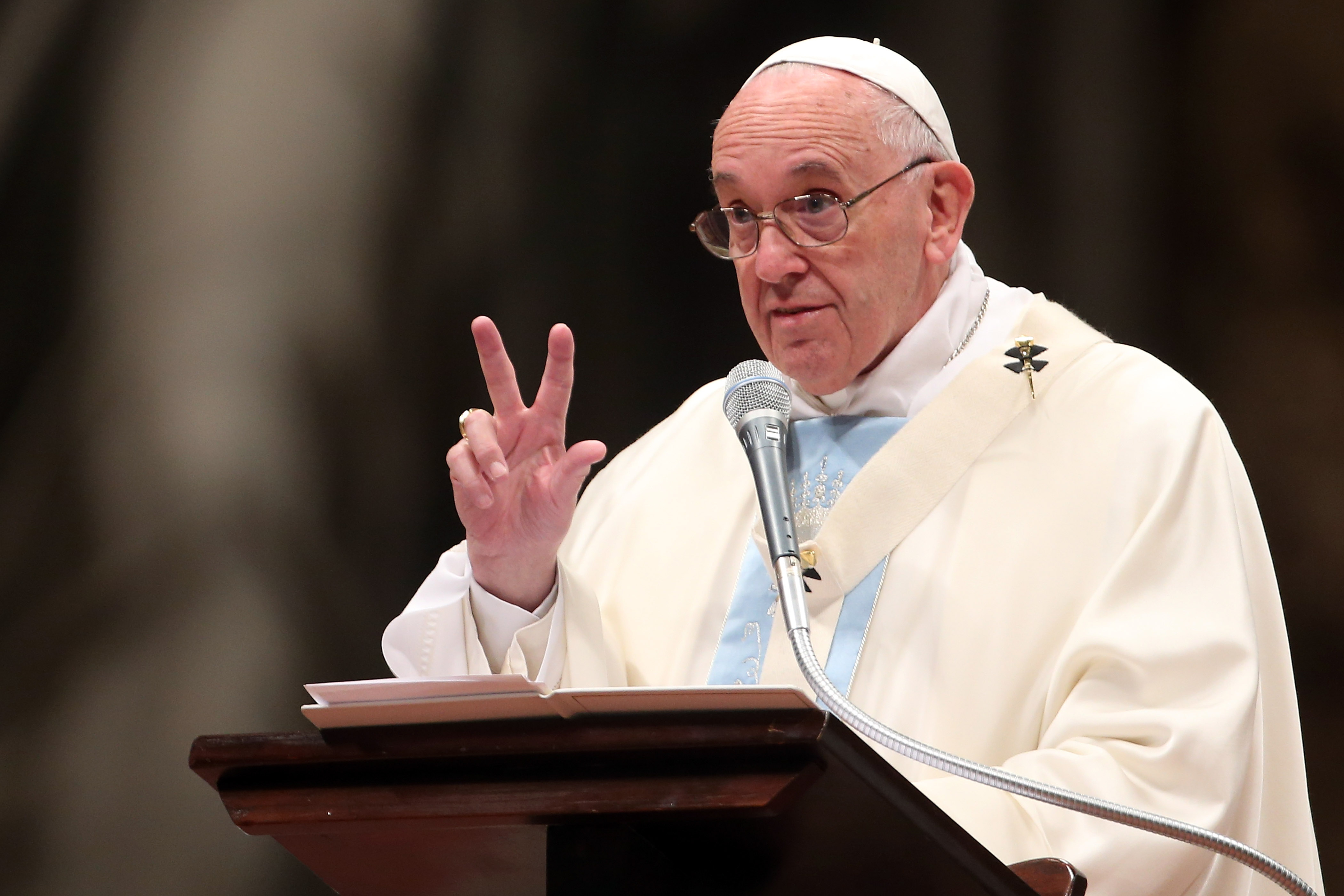 Pope Francis in Vatican City on Jan. 1, 2016 (Franco Origlia)