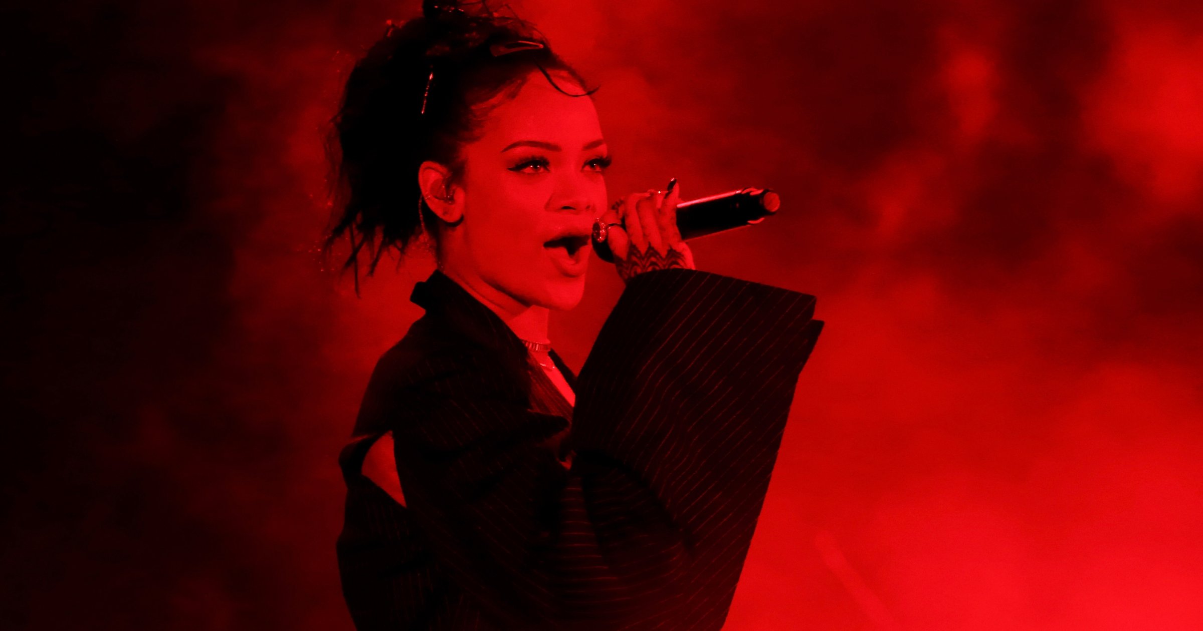 Rihanna performs on Oct. 24, 2015 in Hollywood, Calif.