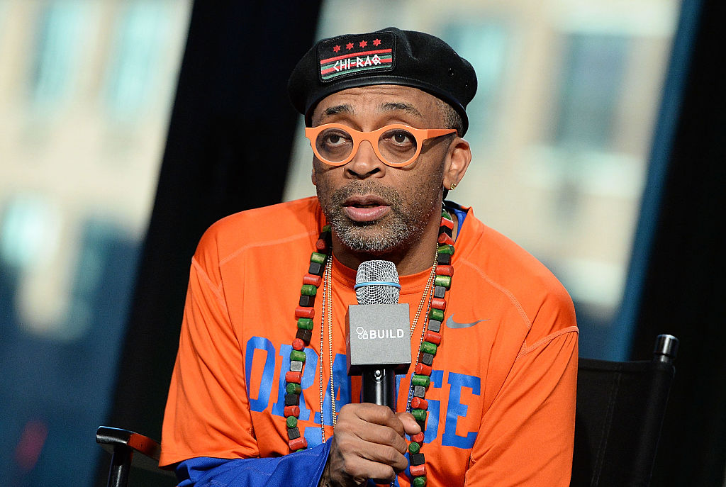 Director Spike Lee discusses <i>Chi-Raq</i> in New York on Dec. 4, 2015. (Slaven Vlasic—Getty Images)