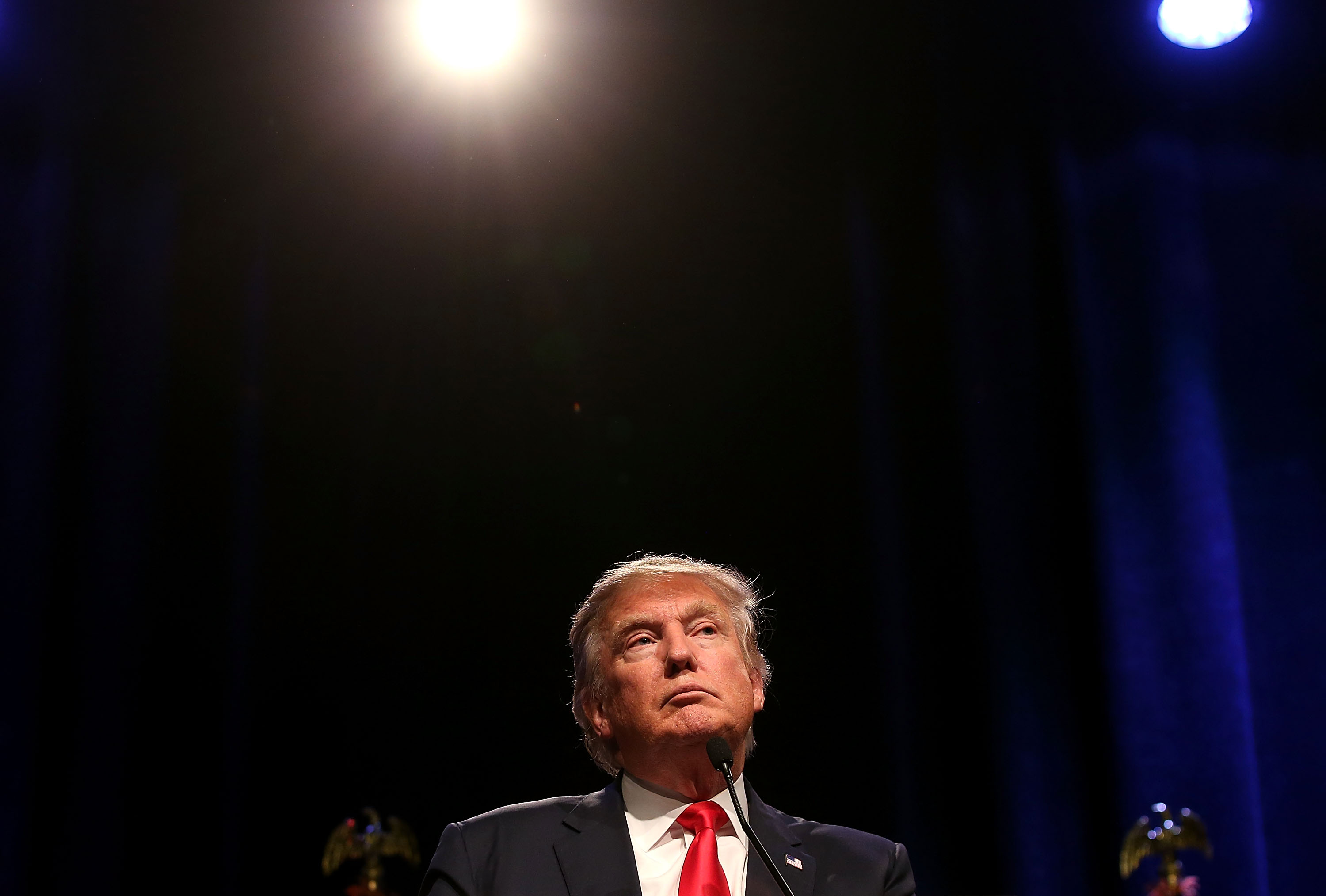 Donald Trump speaks during a campaign rally in Las Vegas on Dec. 14, 2015. (Justin Sullivan—Getty Images)