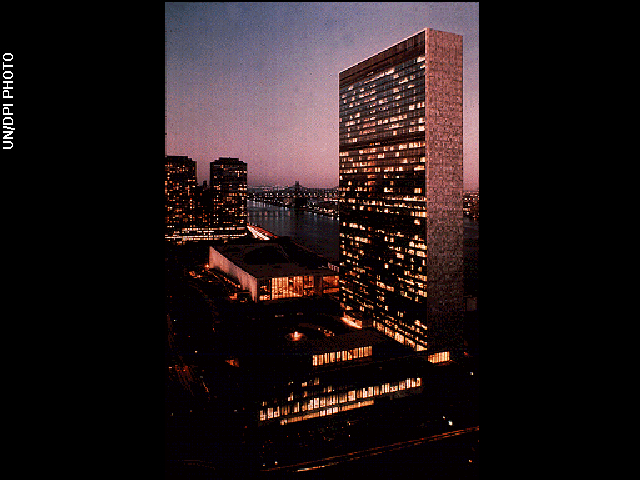 The United Nations headquarters in New York City in 1968. (Yutaka Nagata—UN Photo)