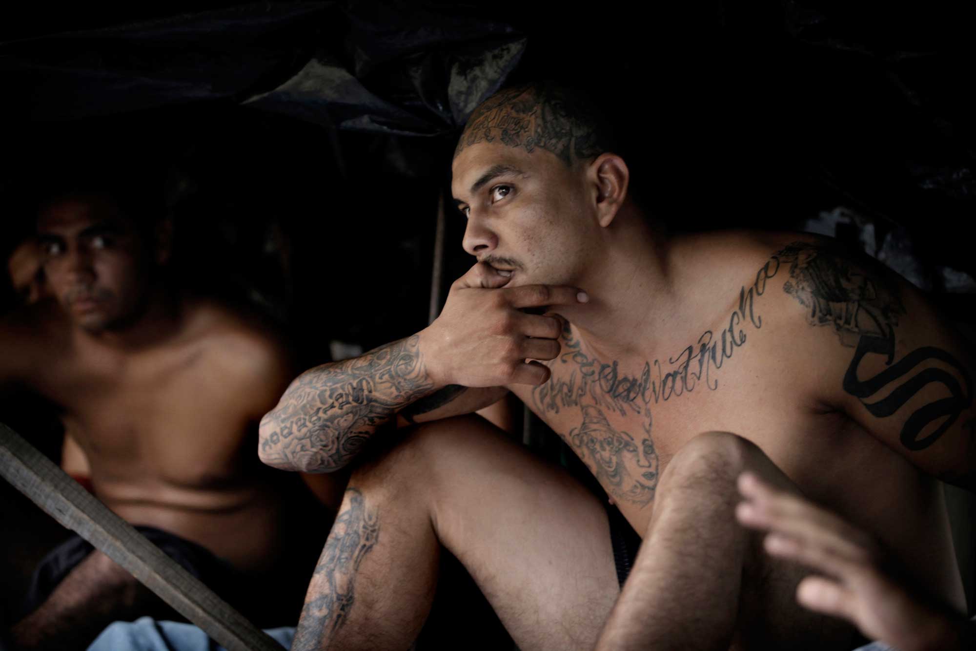 A members of the Mara Salvatrucha, or MS13, a transnational criminal gang which originated on the streets of Los Angeles along with its main rival, the Barrio 18 gang. El Salvador has seen escalating crime rates that is rapidly making the country the deadliest place in the world.