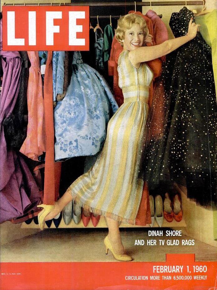 Dinah Shore cover of LIFE Magazine 1960