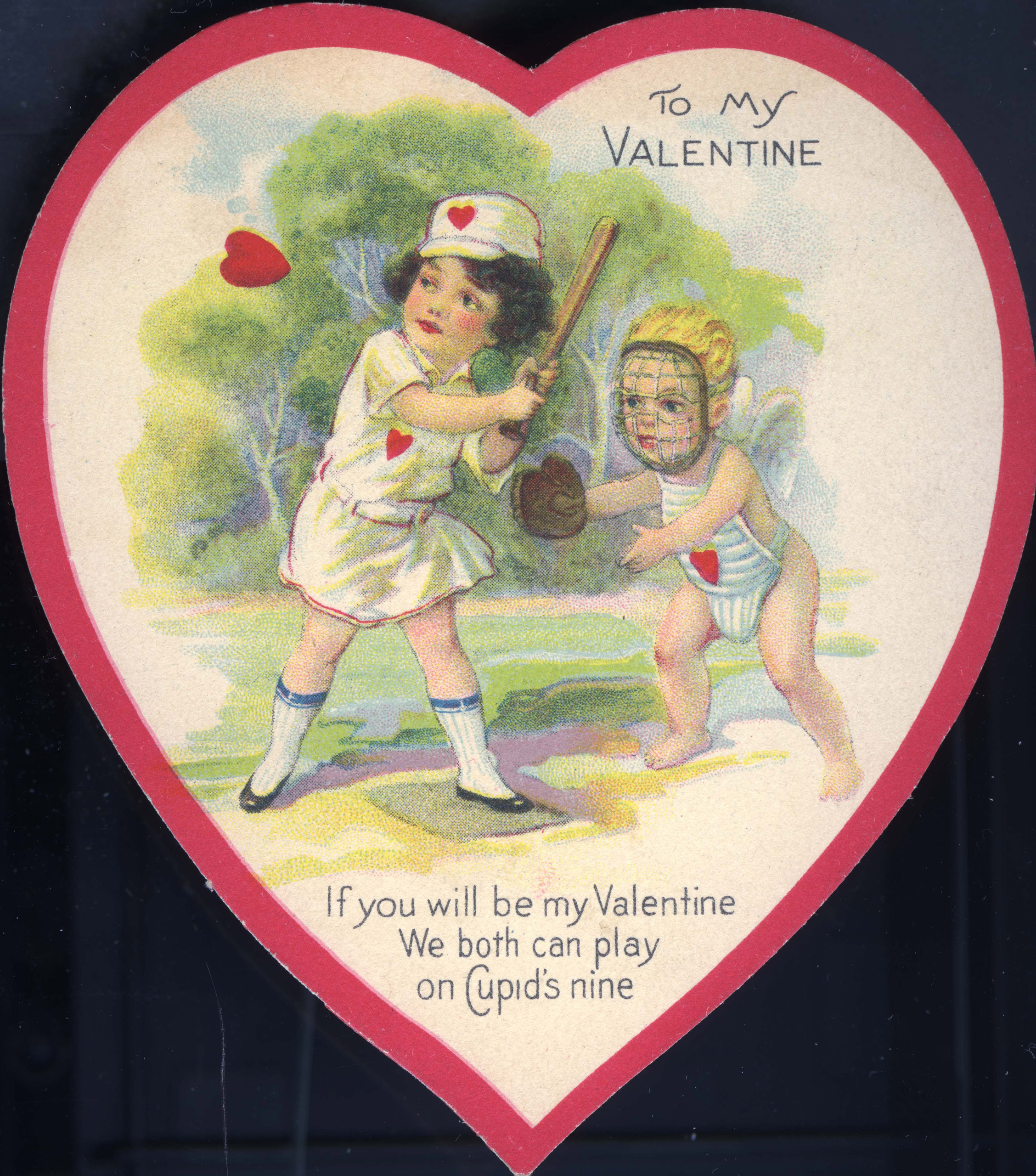 Vintage Valentine's Day card circa 1910.
