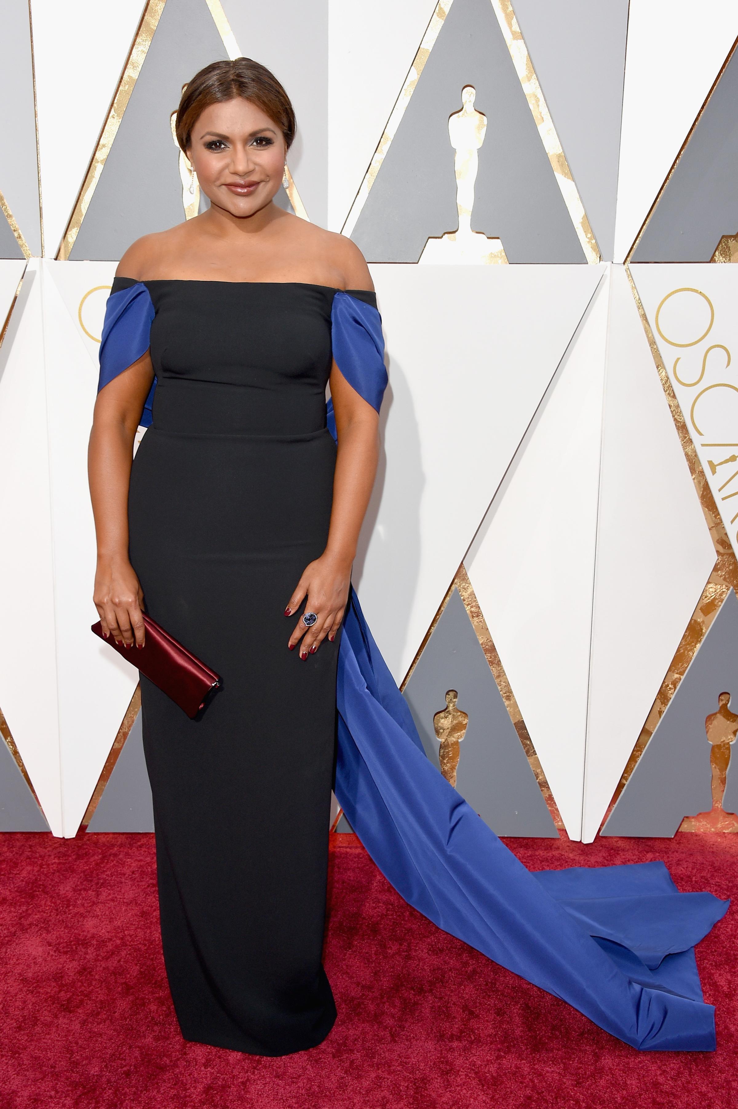 Mindy Kaling attends the 88th Annual Academy Awards on Feb. 28, 2016 in Hollywood, Calif.
