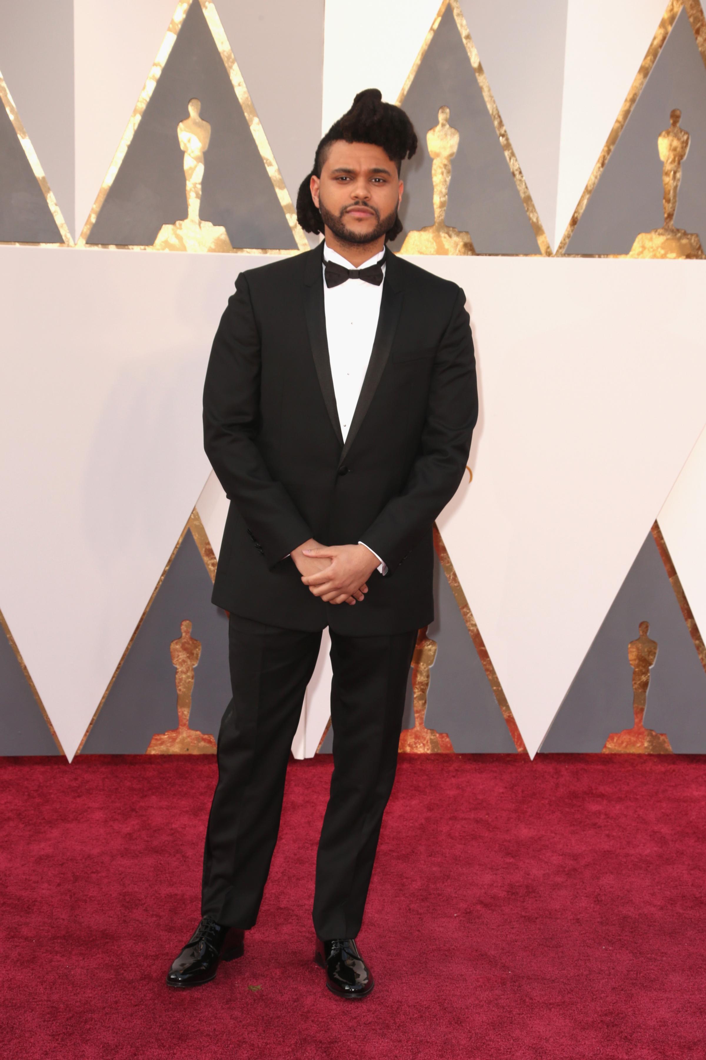 The Weeknd attends the 88th Annual Academy Awards on Feb. 28, 2016 in Hollywood, Calif.