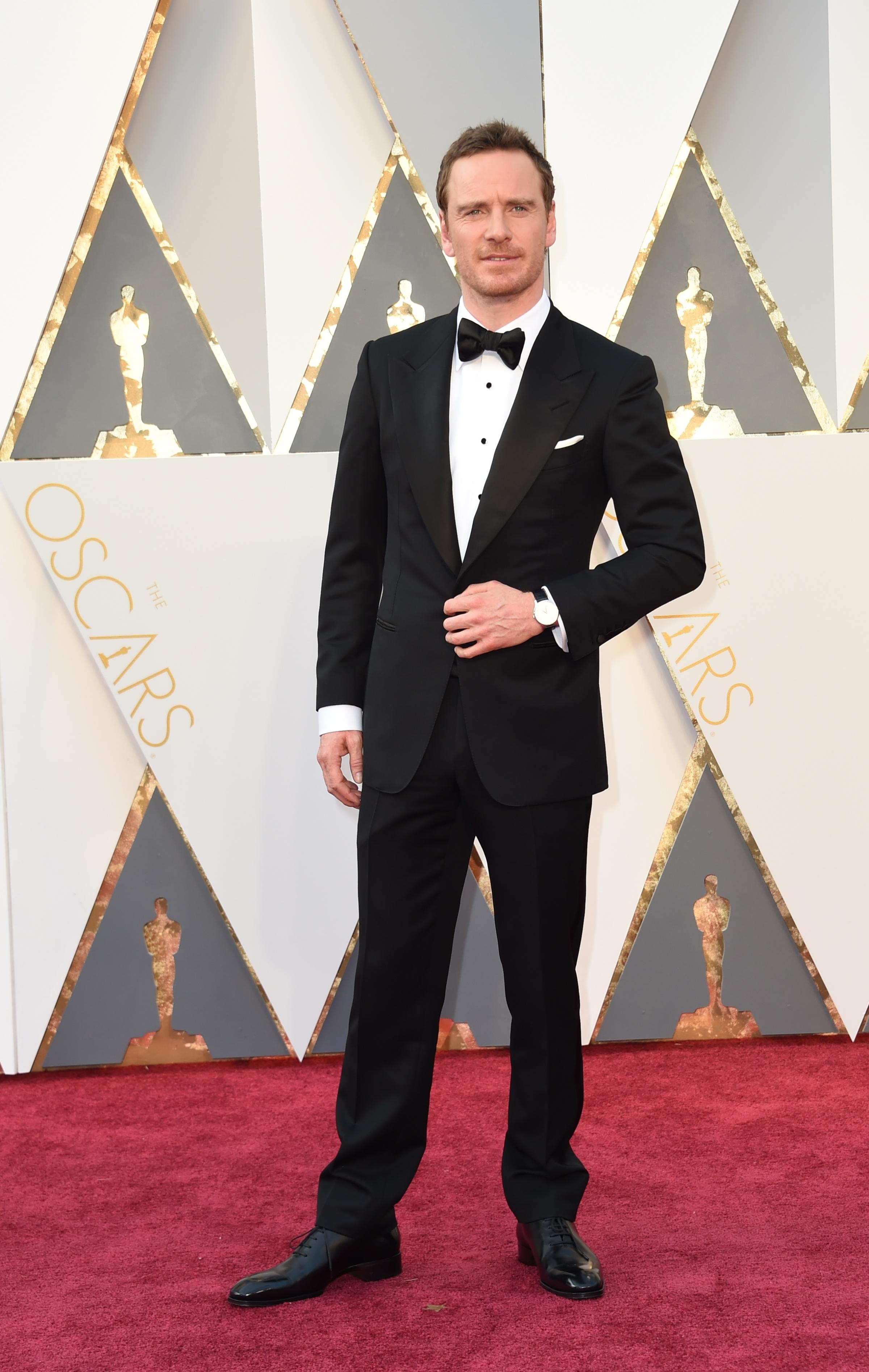 Michael Fassbender attends the 88th Annual Academy Awards on Feb. 28, 2016 in Hollywood, Calif.