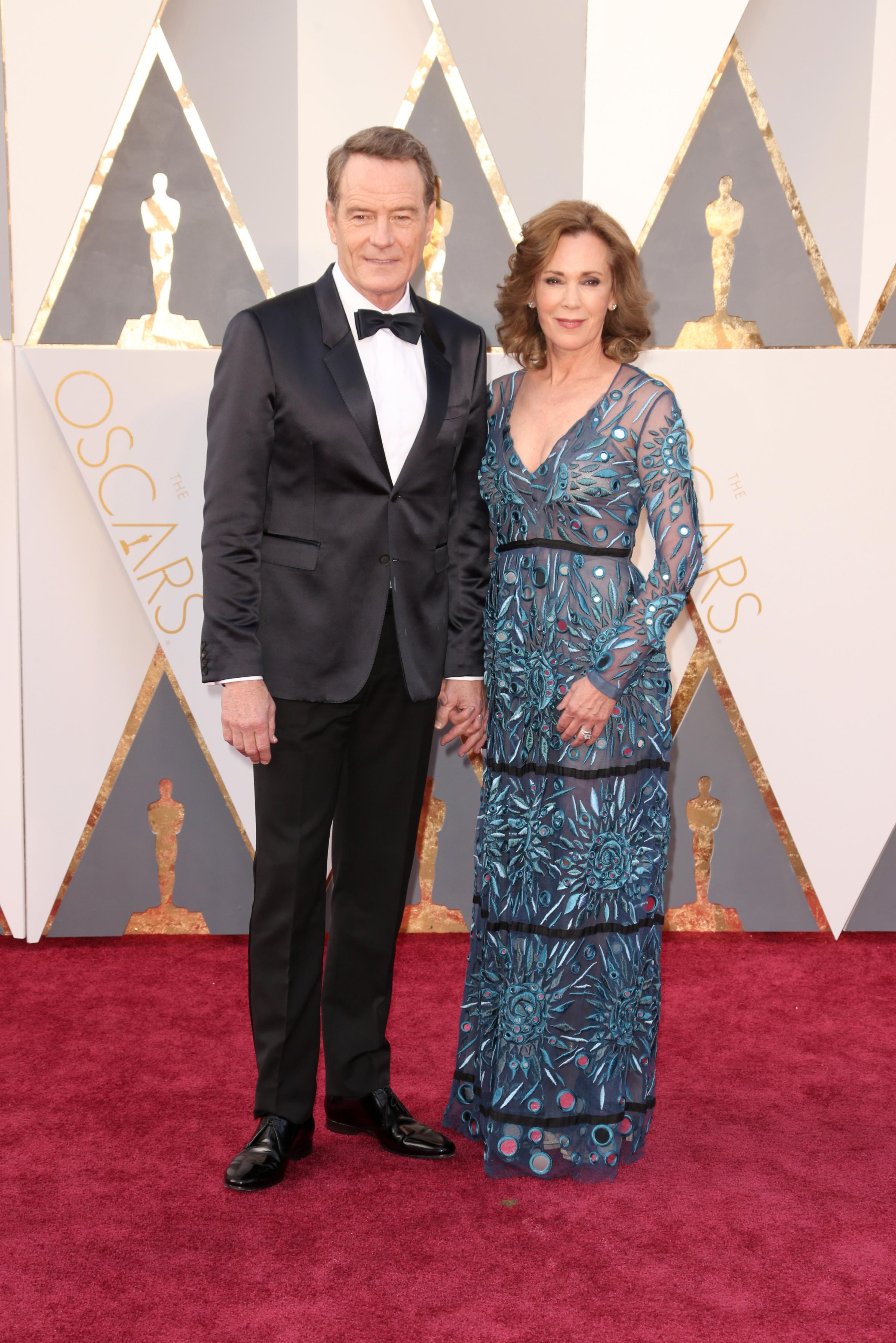 Bryan Cranston and Robin Dearden attend the 88th Annual Academy Awards on Feb. 28, 2016 in Hollywood, Calif.