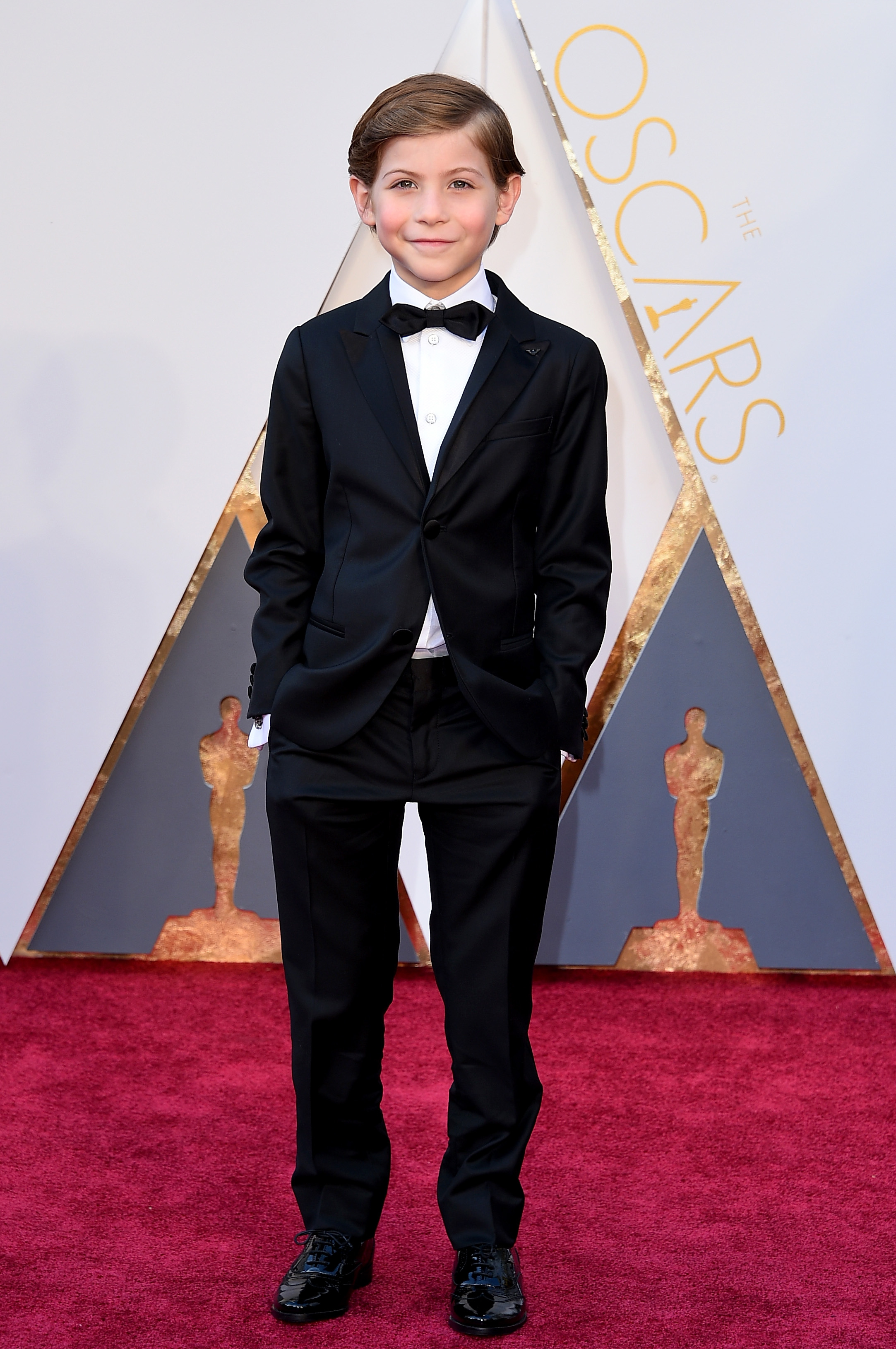 Jacob Tremblay attends the 88th Annual Academy Awards on Feb. 28, 2016 in Hollywood, Calif.