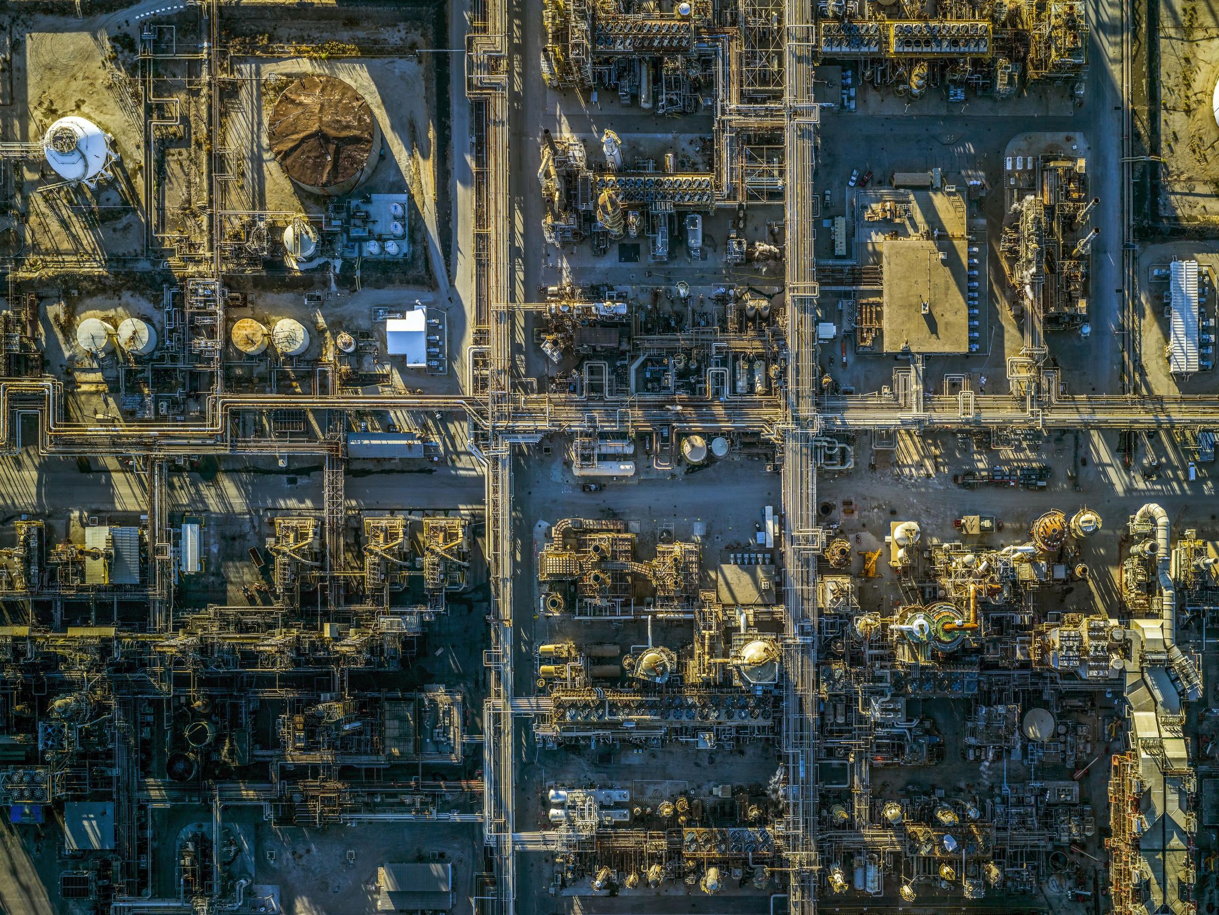 Refineries and ports aerial photographs, America - 2016