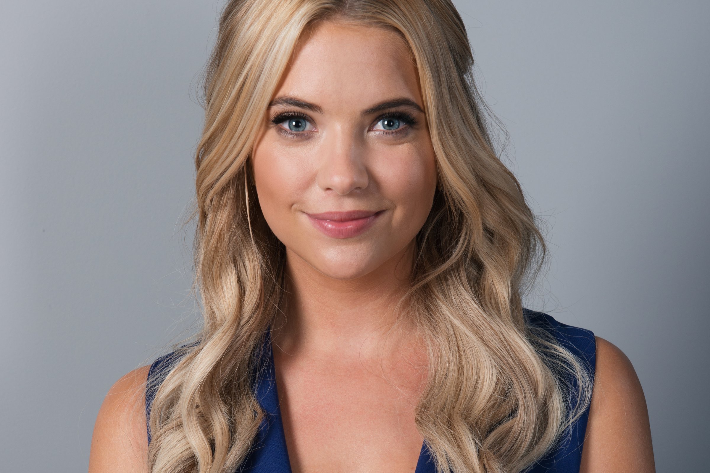 Actress Ashley Benson poses for a portrait on July 23, 2015 in New York City.