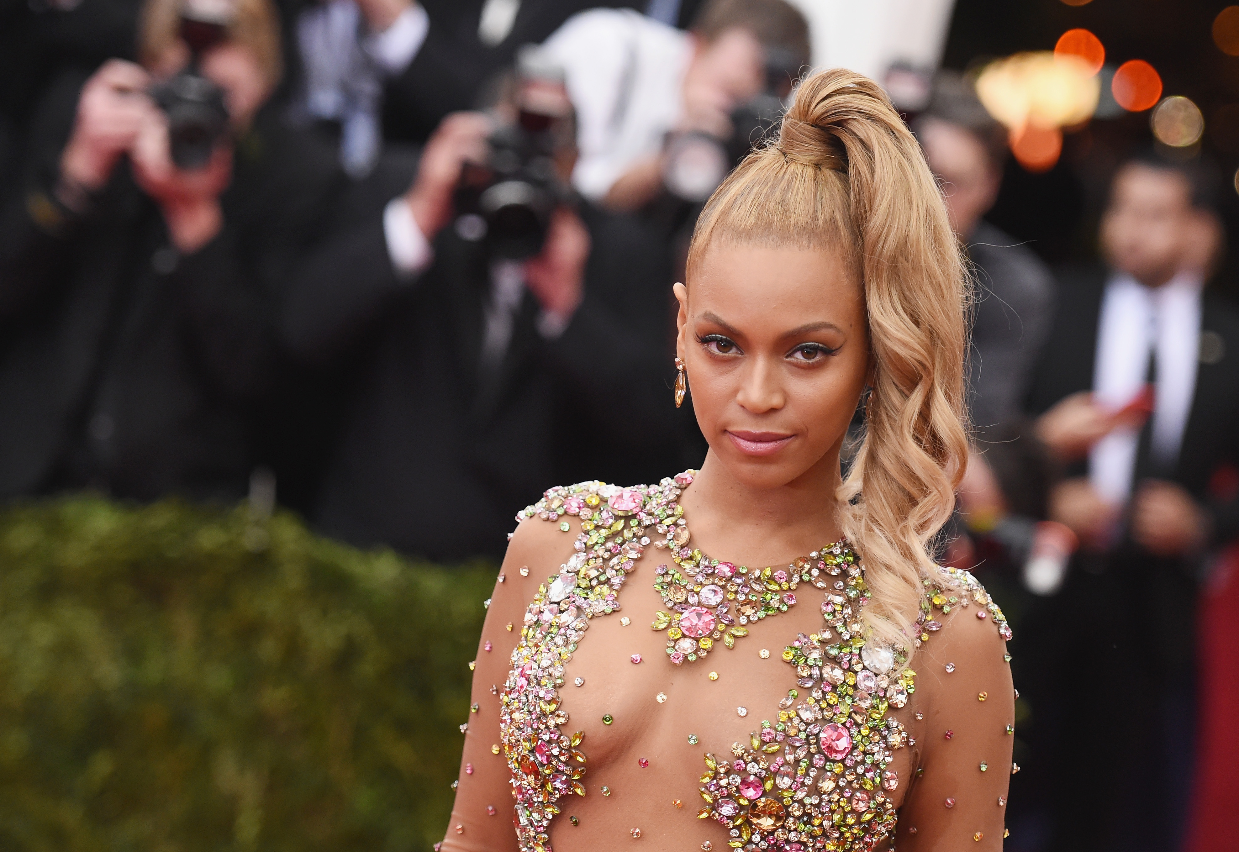 Beyonce attends the MET Gala in New York City on May 4, 2015. (Mike Coppola—Getty Images)