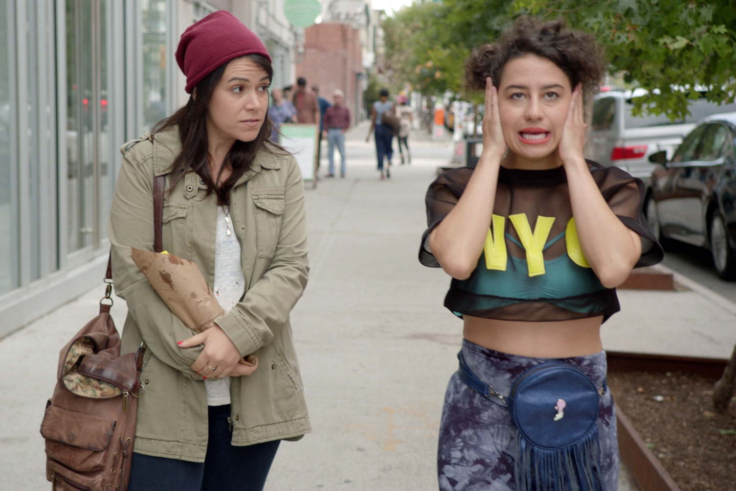 From left: Abbi Jacobson and Ilana Glazer in <i>Broad City</i>. (Comedy Central)