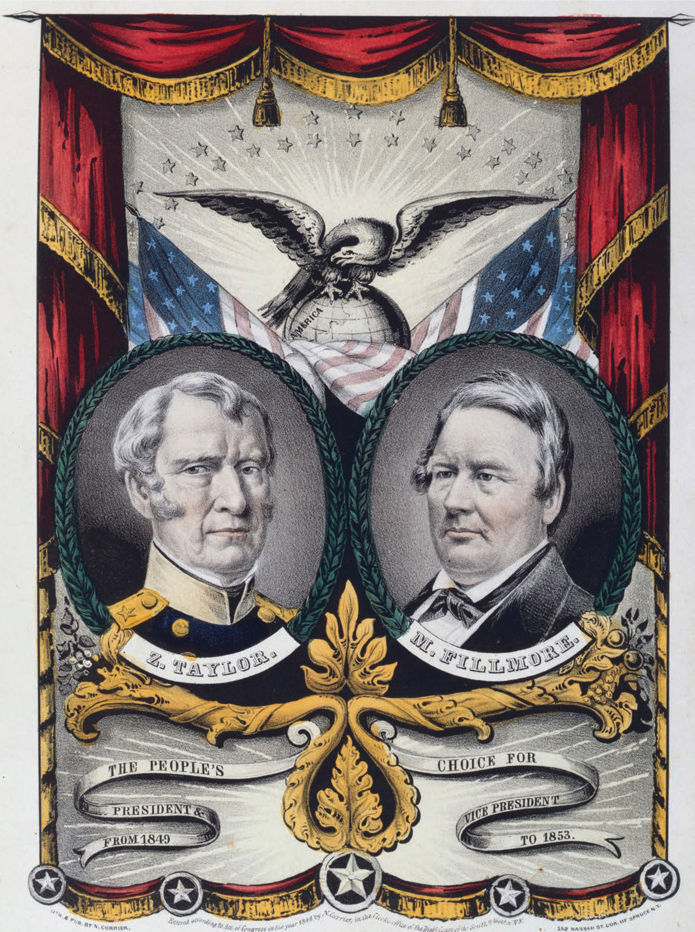 Currier and Ives Political Banner 1848