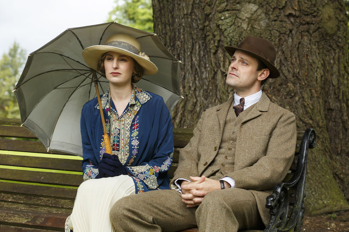 Laura Carmichael as Lady Edith and Harry Hadden-Paton as Bertie Pelham on 'Downton Abbey' (Nick Briggs—Carnival Films/PBS)