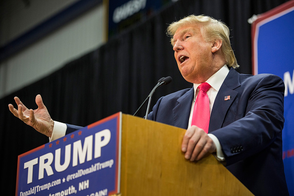 Donald Trump Campaigns In New Hampshire Ahead Of Primary
