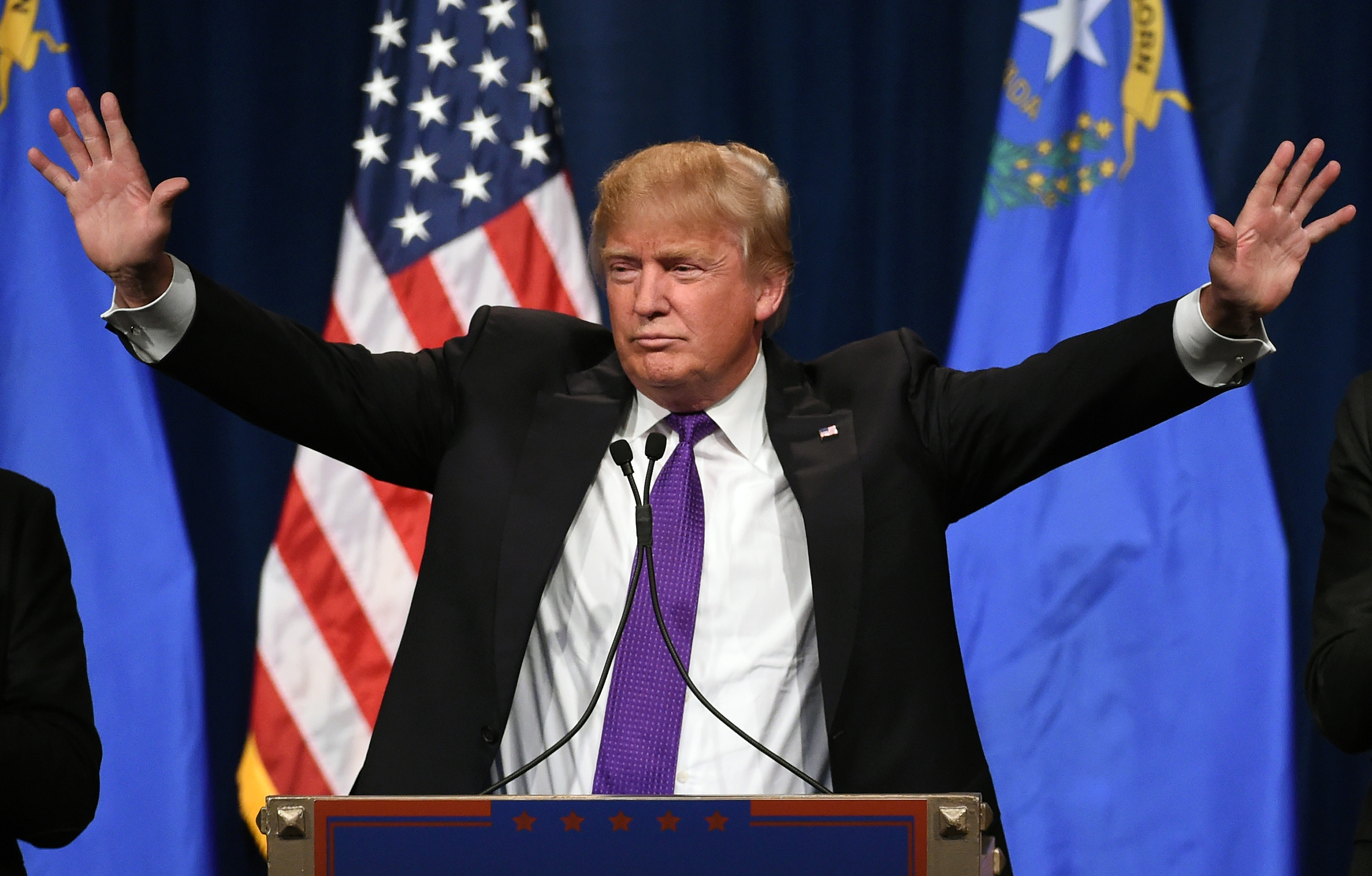 Donald Trump Hosts Nevada Caucus Night Watch Party In Las Vegas