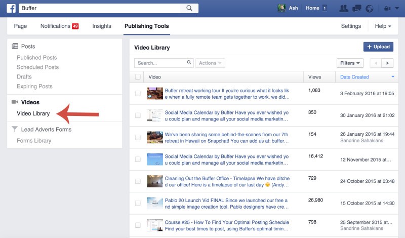 facebook-video-library