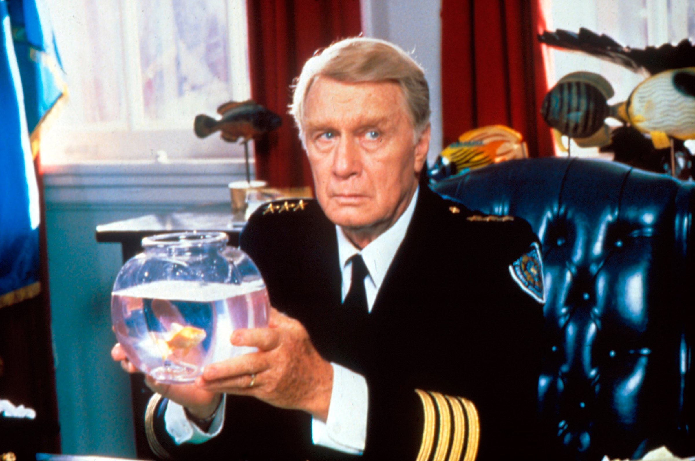 George Gaynes in Police Academy 5: Assignment Miami Beach.